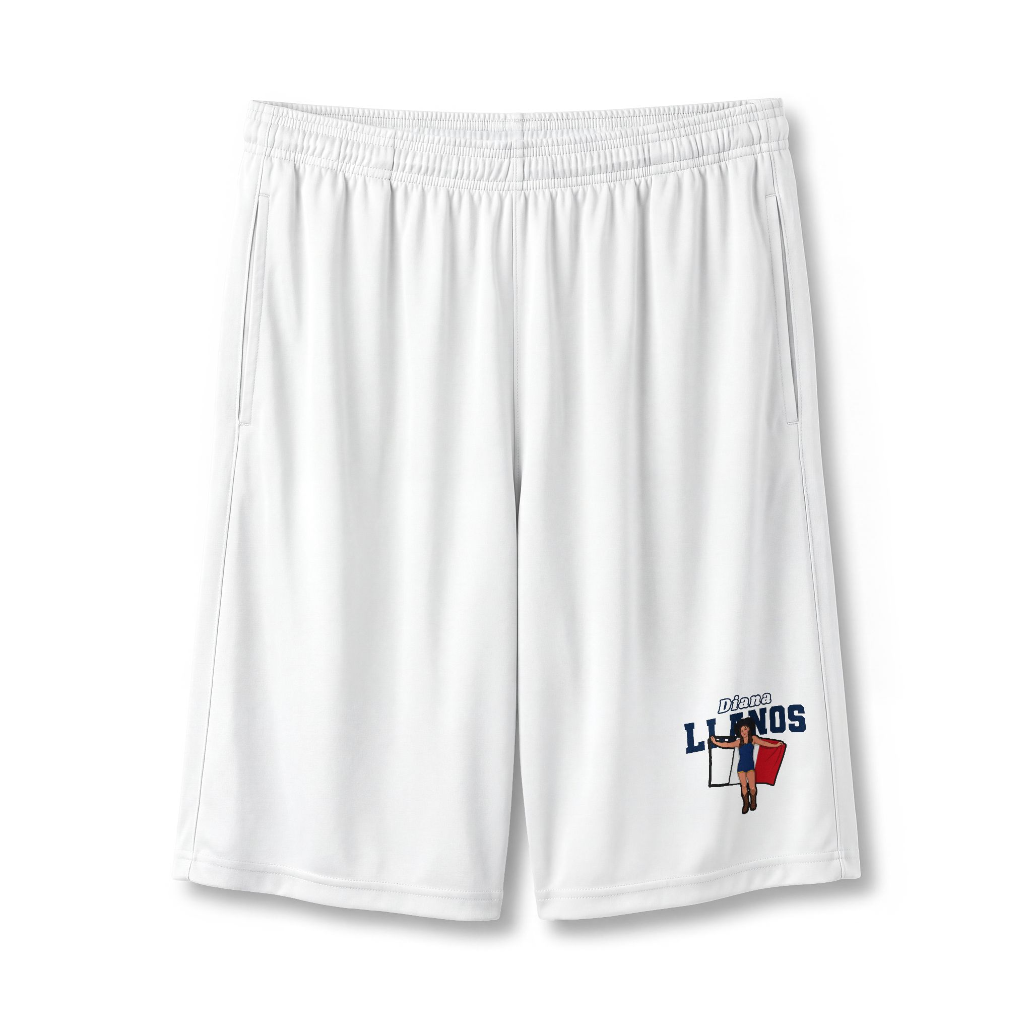 Shorts — character_name_arch in White
