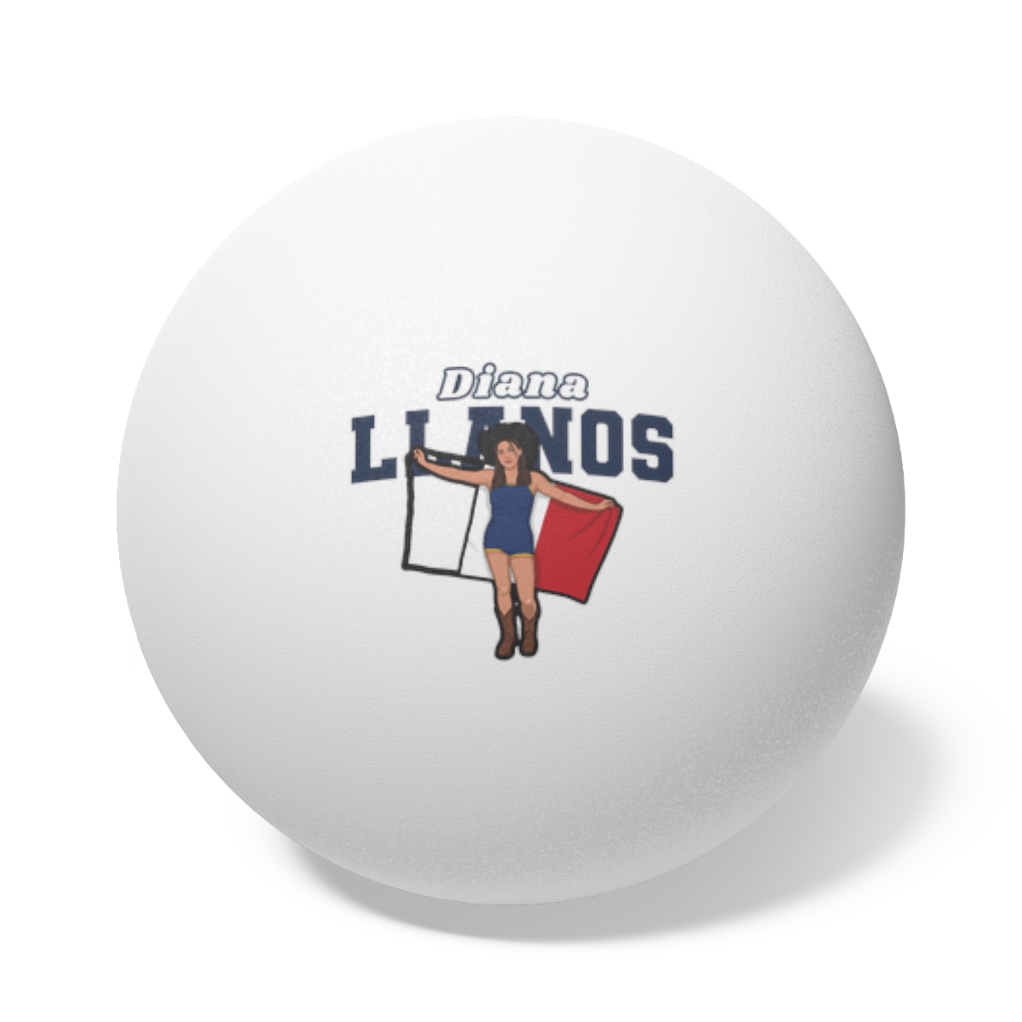 Ping Pong Balls, 6 pcs — character_name_arch in White