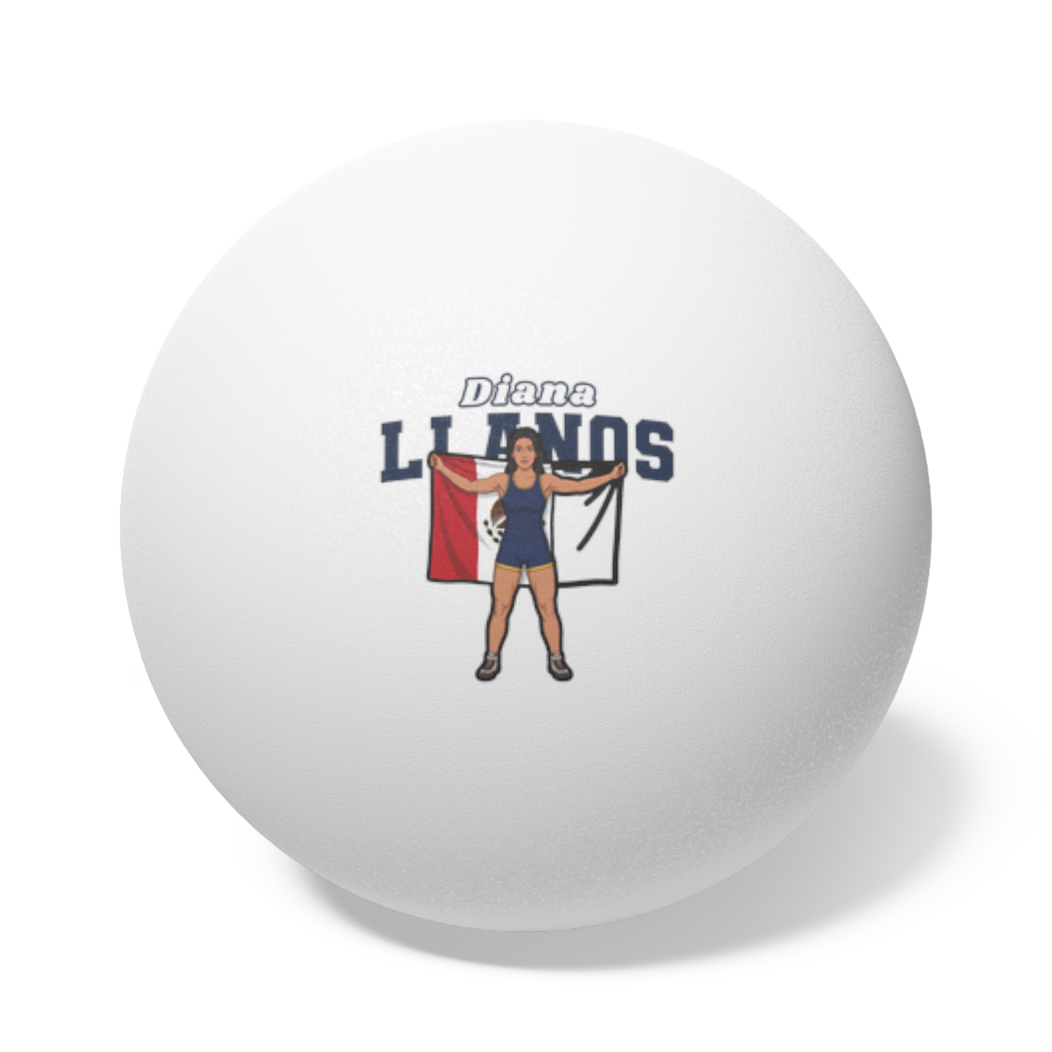 Ping Pong Balls, 6 pcs — character_name_arch in White