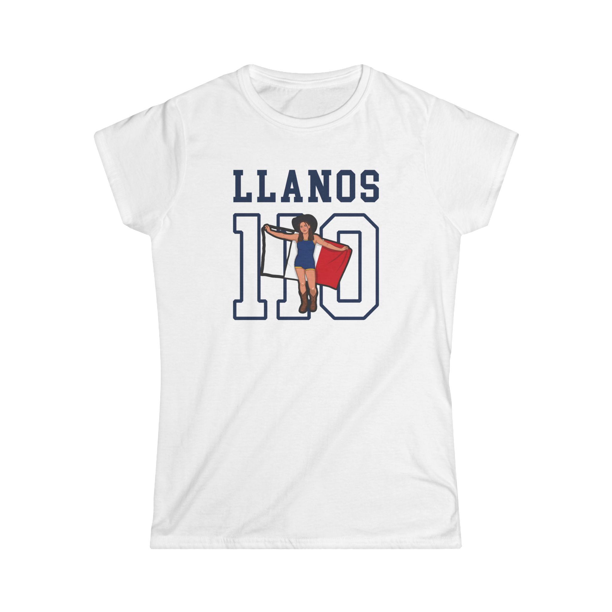 Women's Softstyle Tee — character_shirsey in White