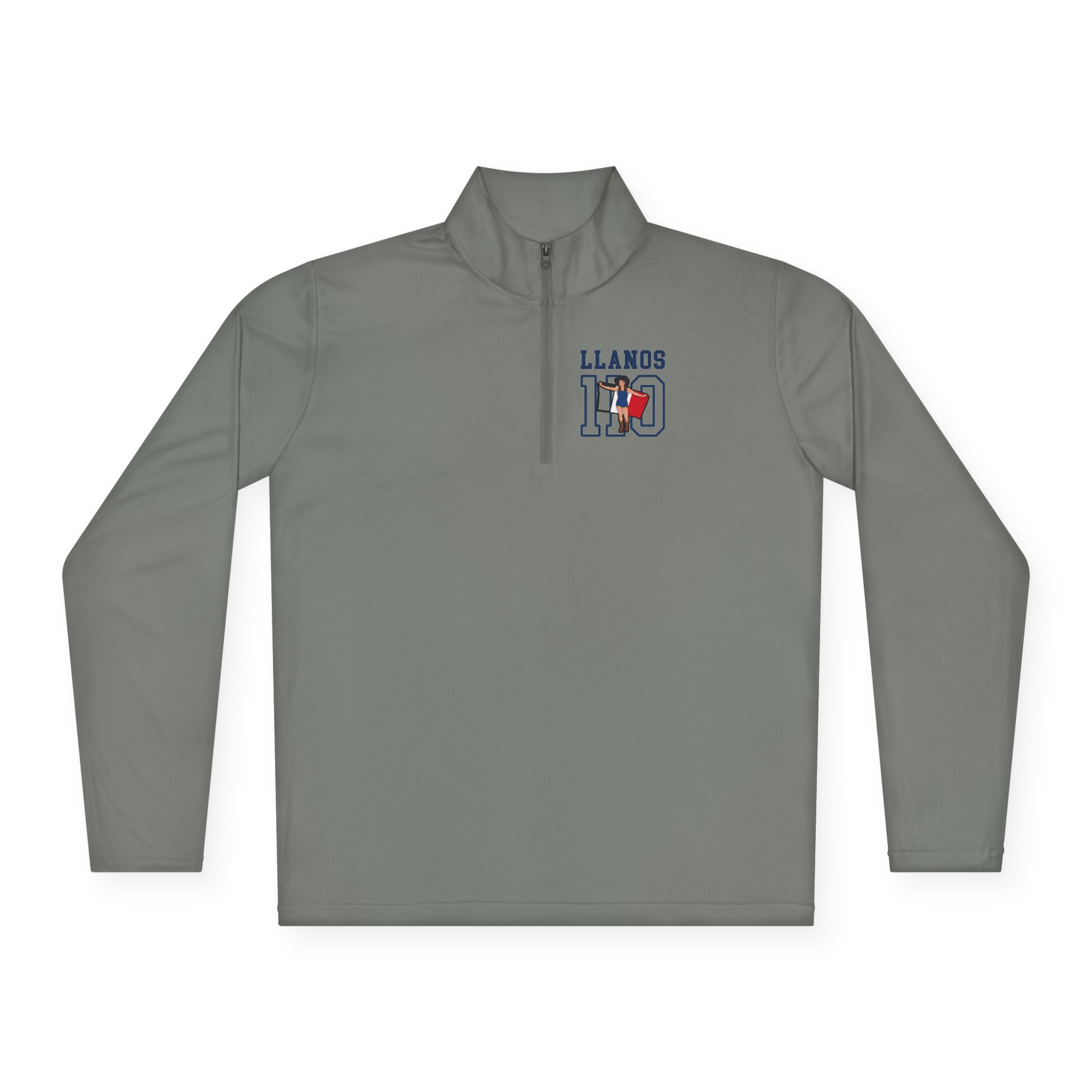 Q-Zip Pullover — character_shirsey in Grey