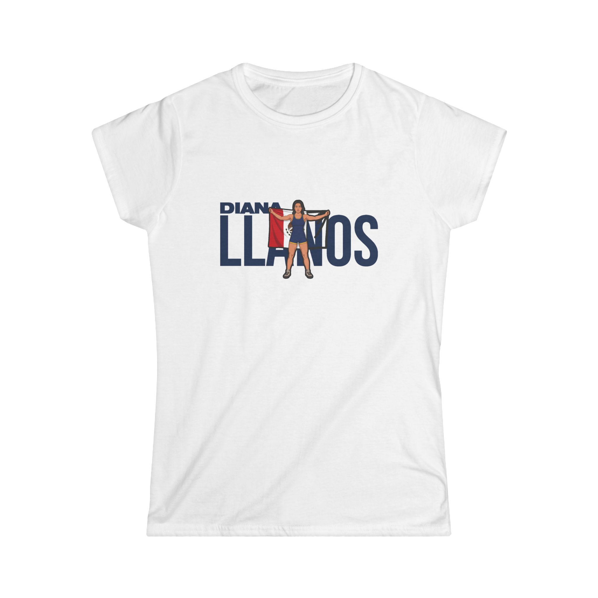 Women's Softstyle Tee — character_player_name in White