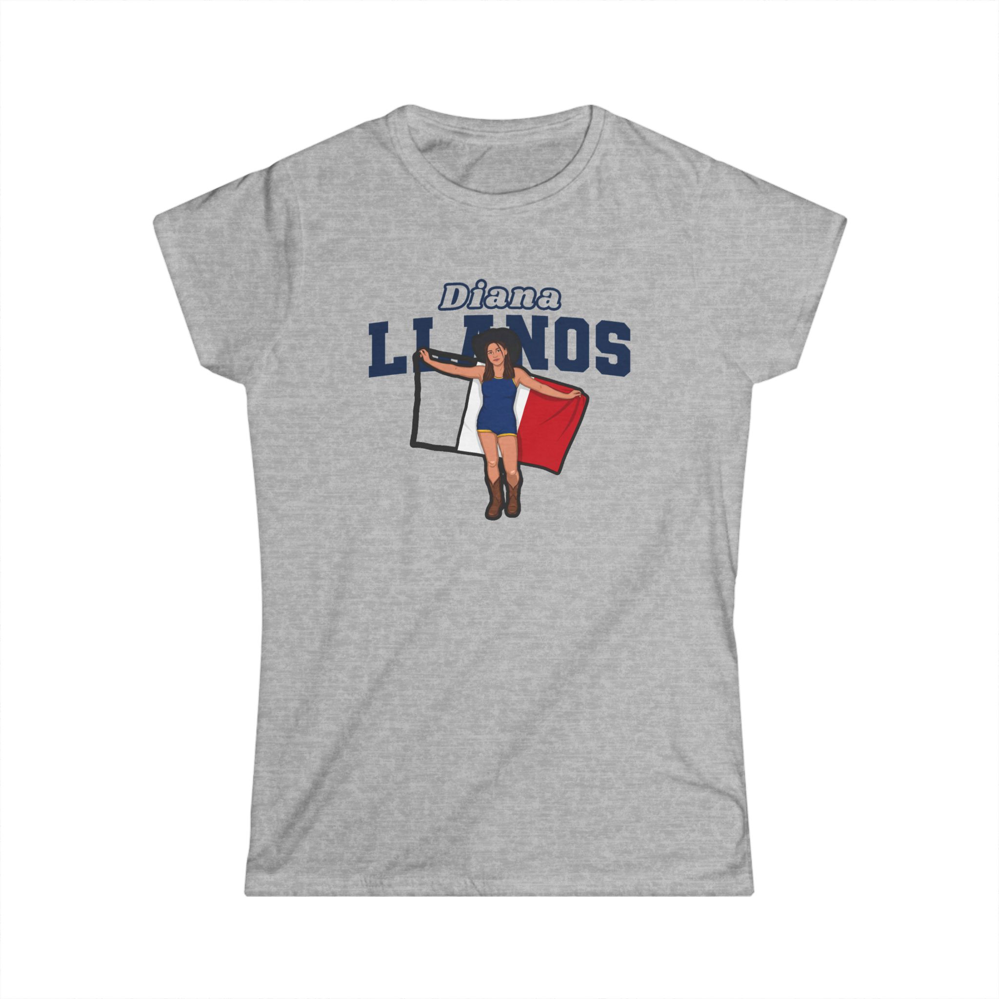 Women's Softstyle Tee — character_name_arch in Grey