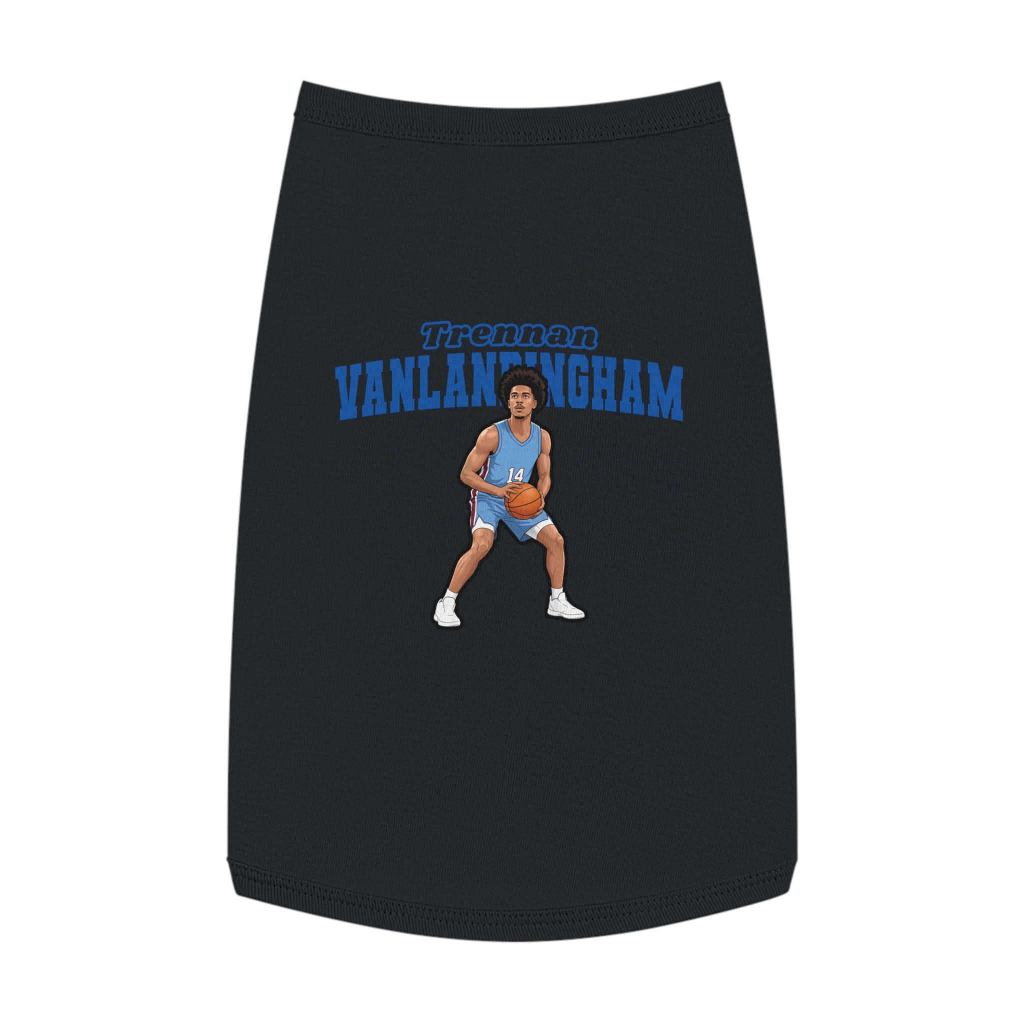 Pet Tank Top — character_name_arch in White