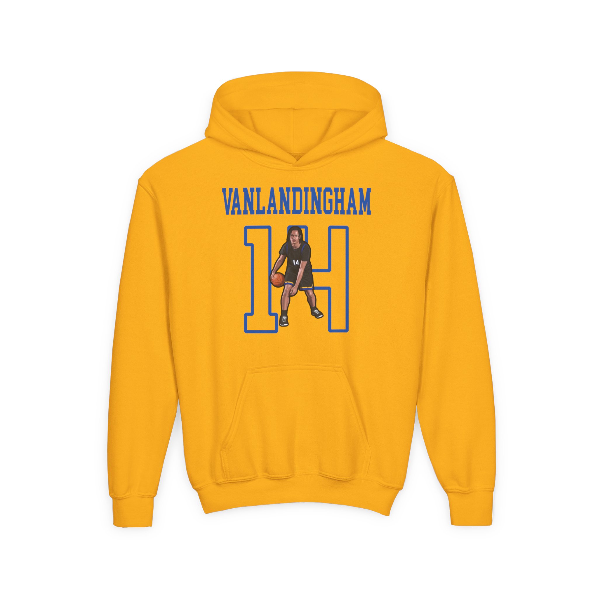 Youth Hoodie — character_shirsey in Gold