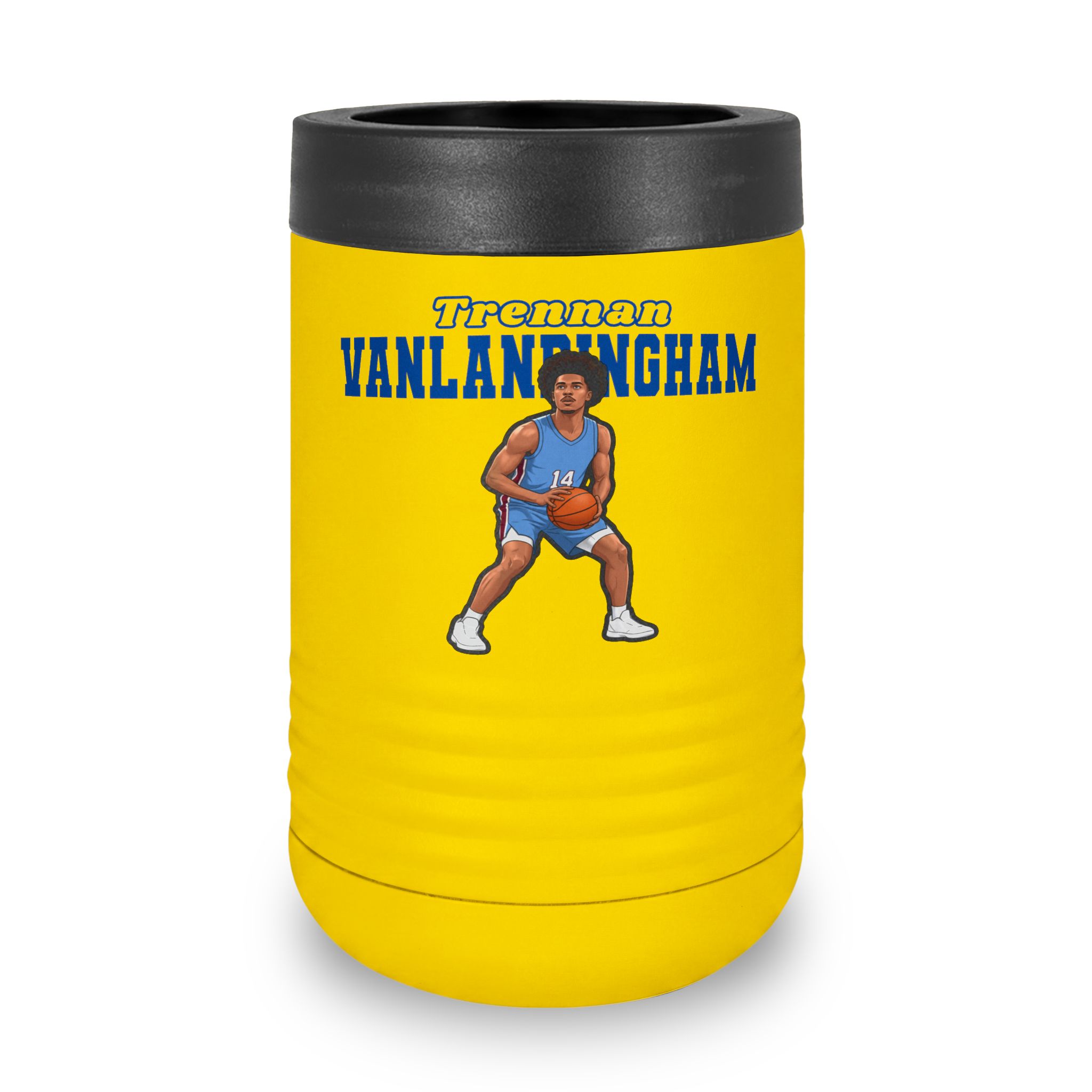 Stainless Can Cooler — character_name_arch in Yellow