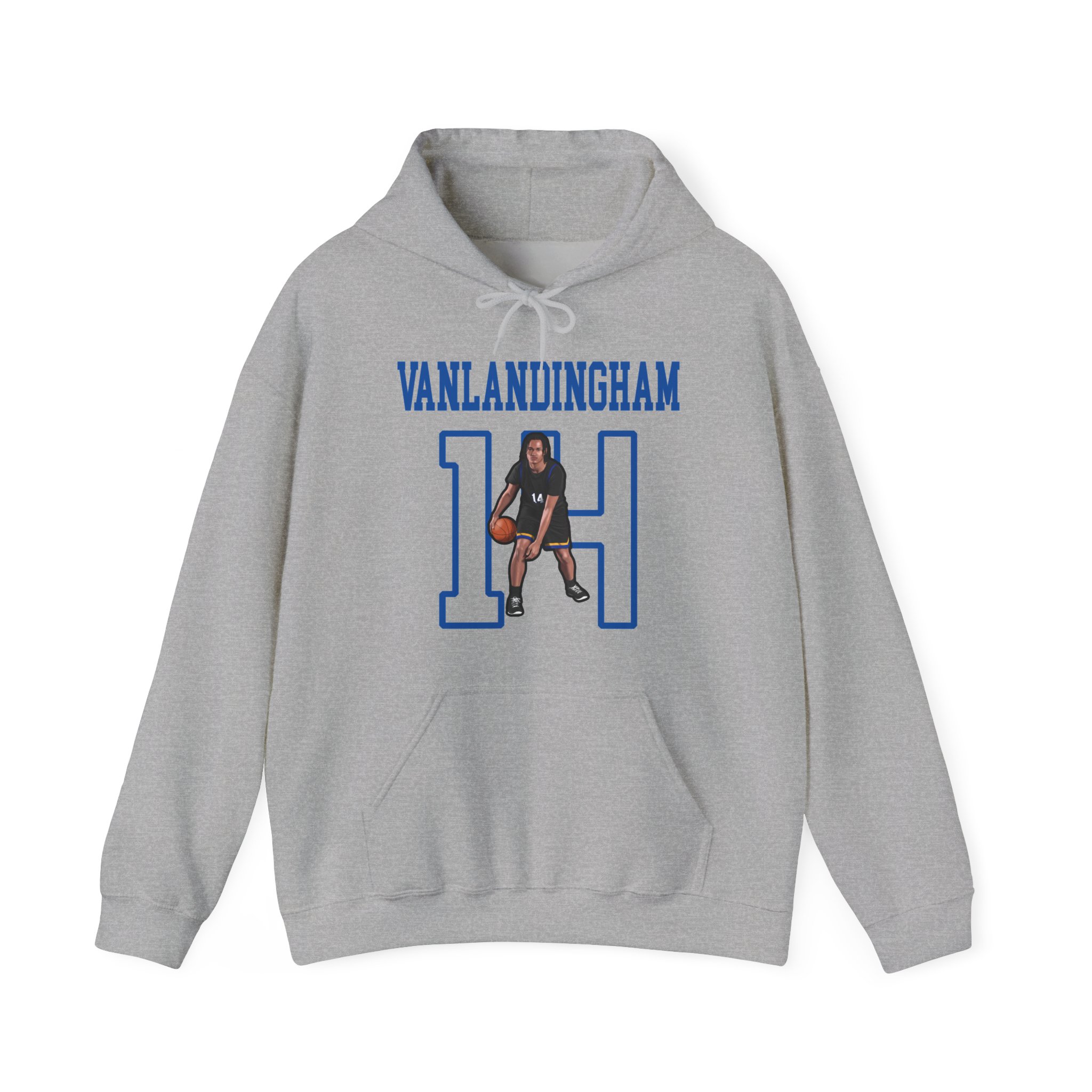 Hoodie — character_shirsey in Grey