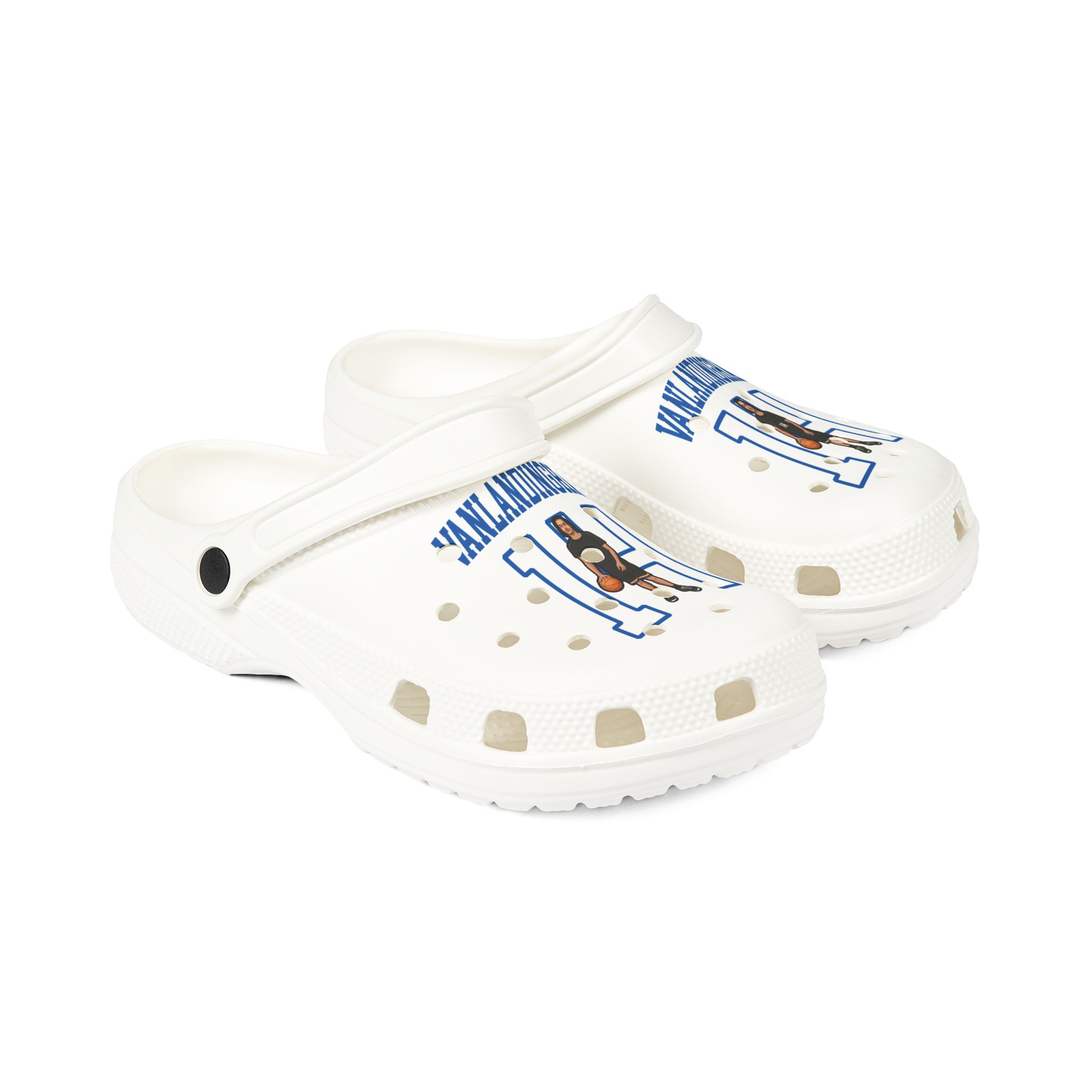 Rubber Clogs — character_shirsey in White