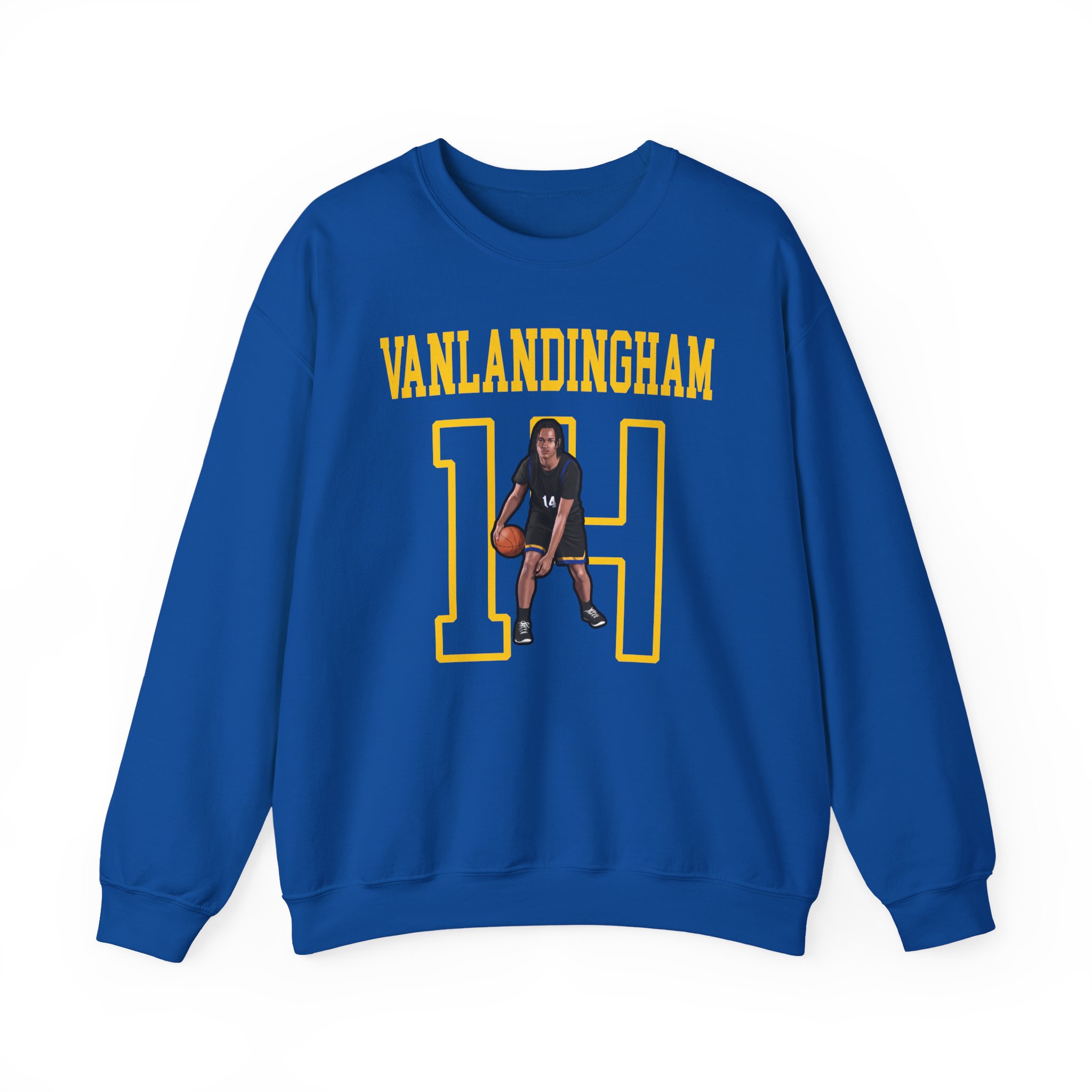 Crewneck Sweatshirt — character_shirsey in Royal