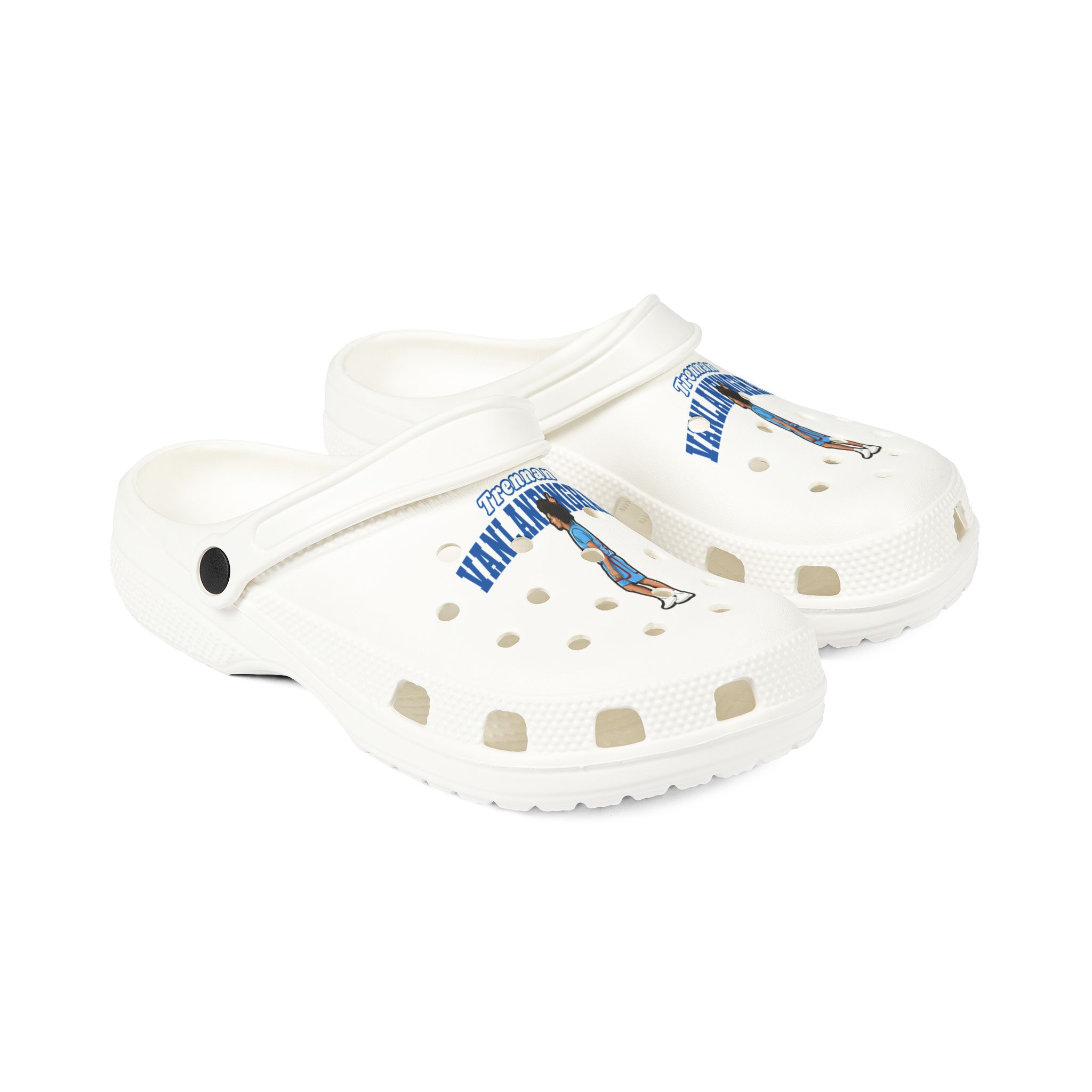 Rubber Clogs — character_name_arch in White