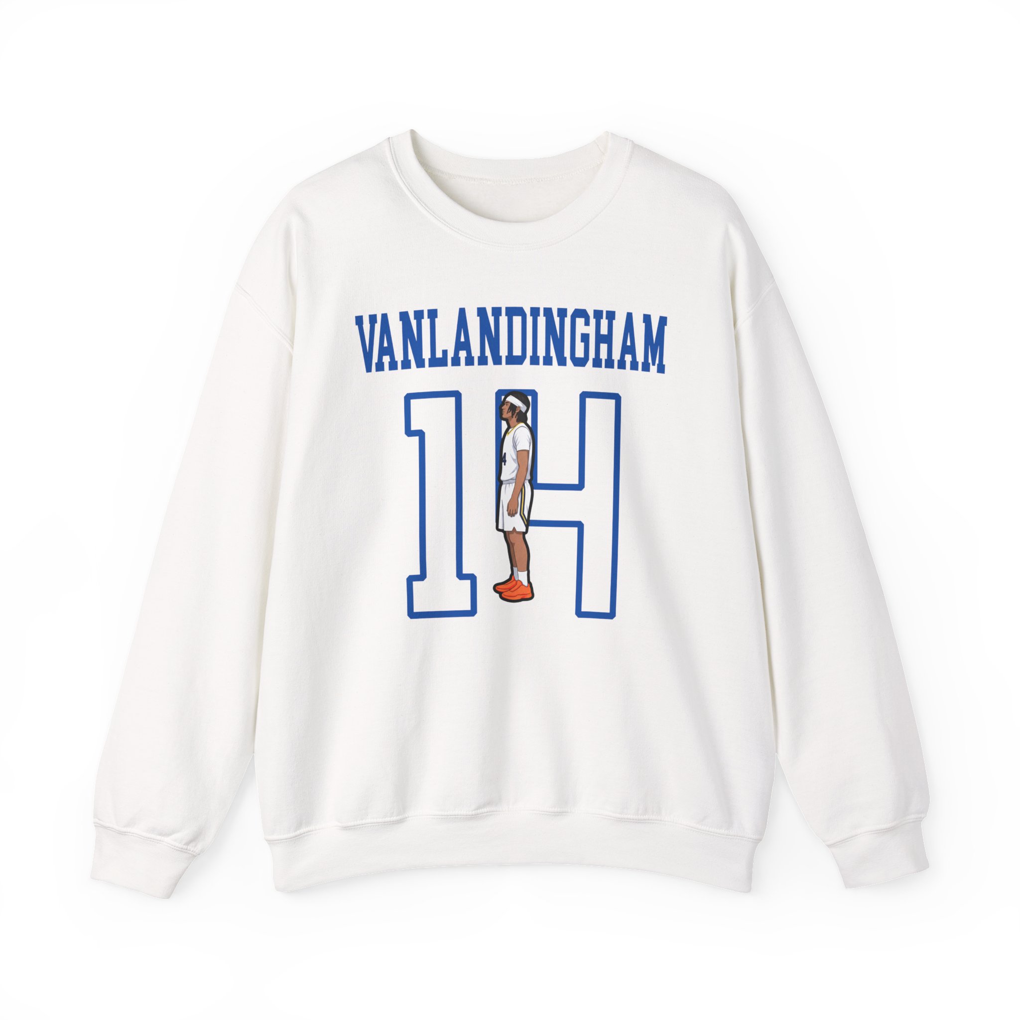 Crewneck Sweatshirt — character_shirsey in White