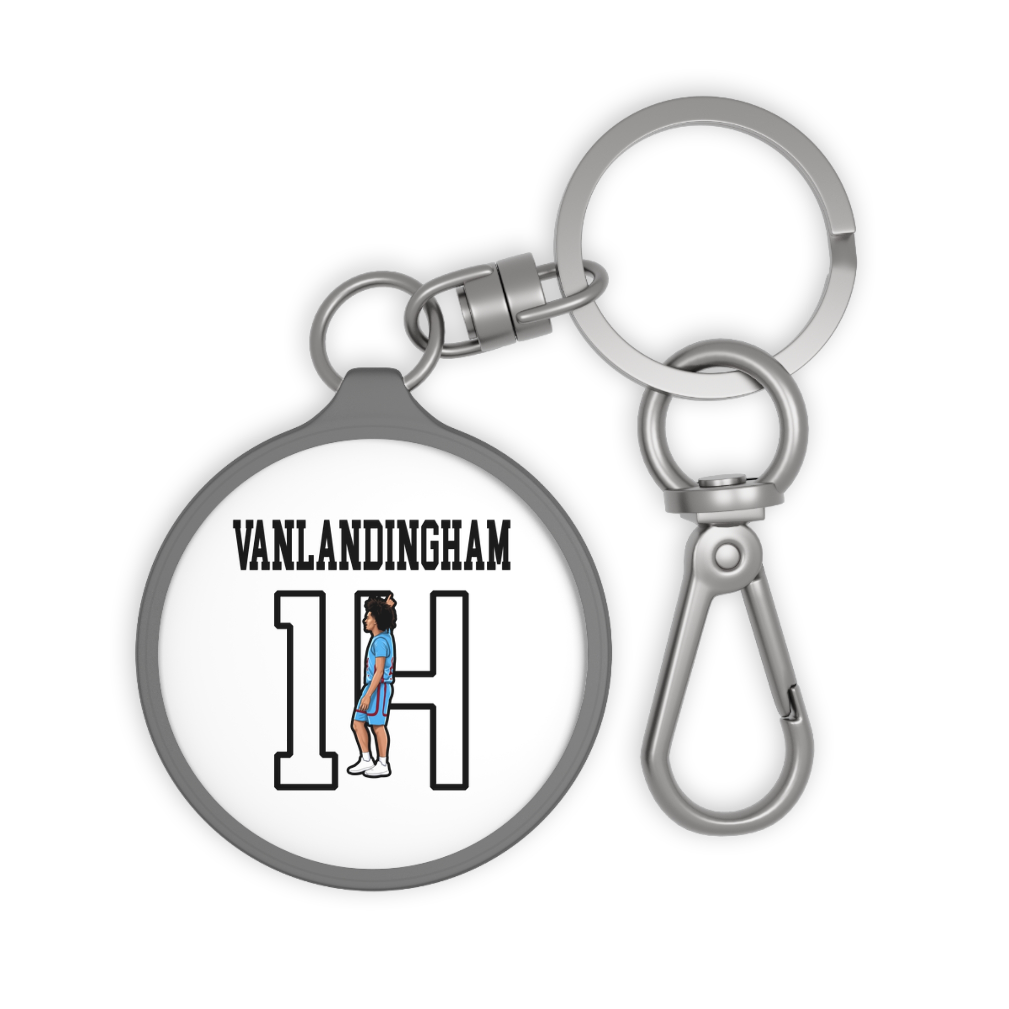 Keychain — character_shirsey in Grey