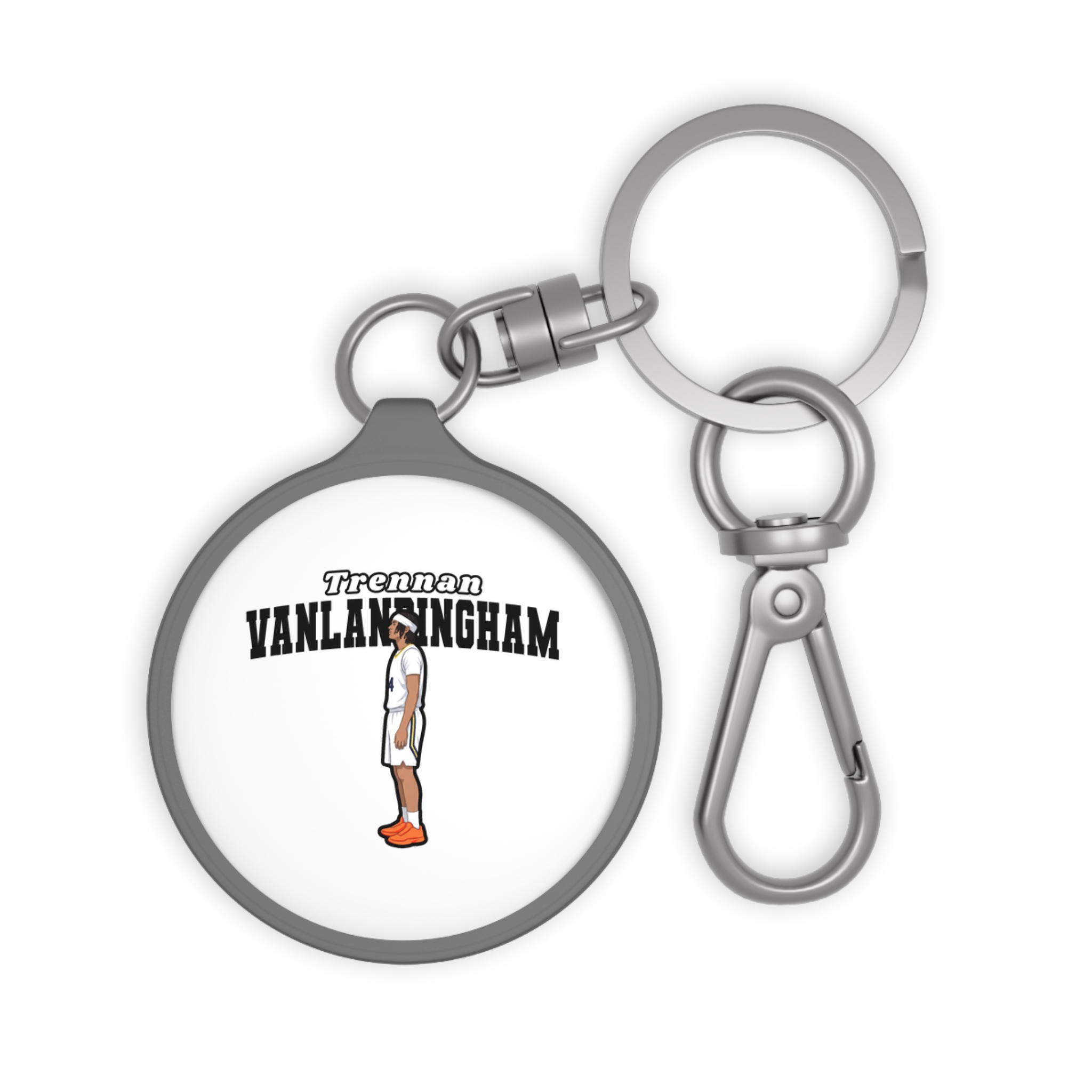 Keychain — character_name_arch in Grey