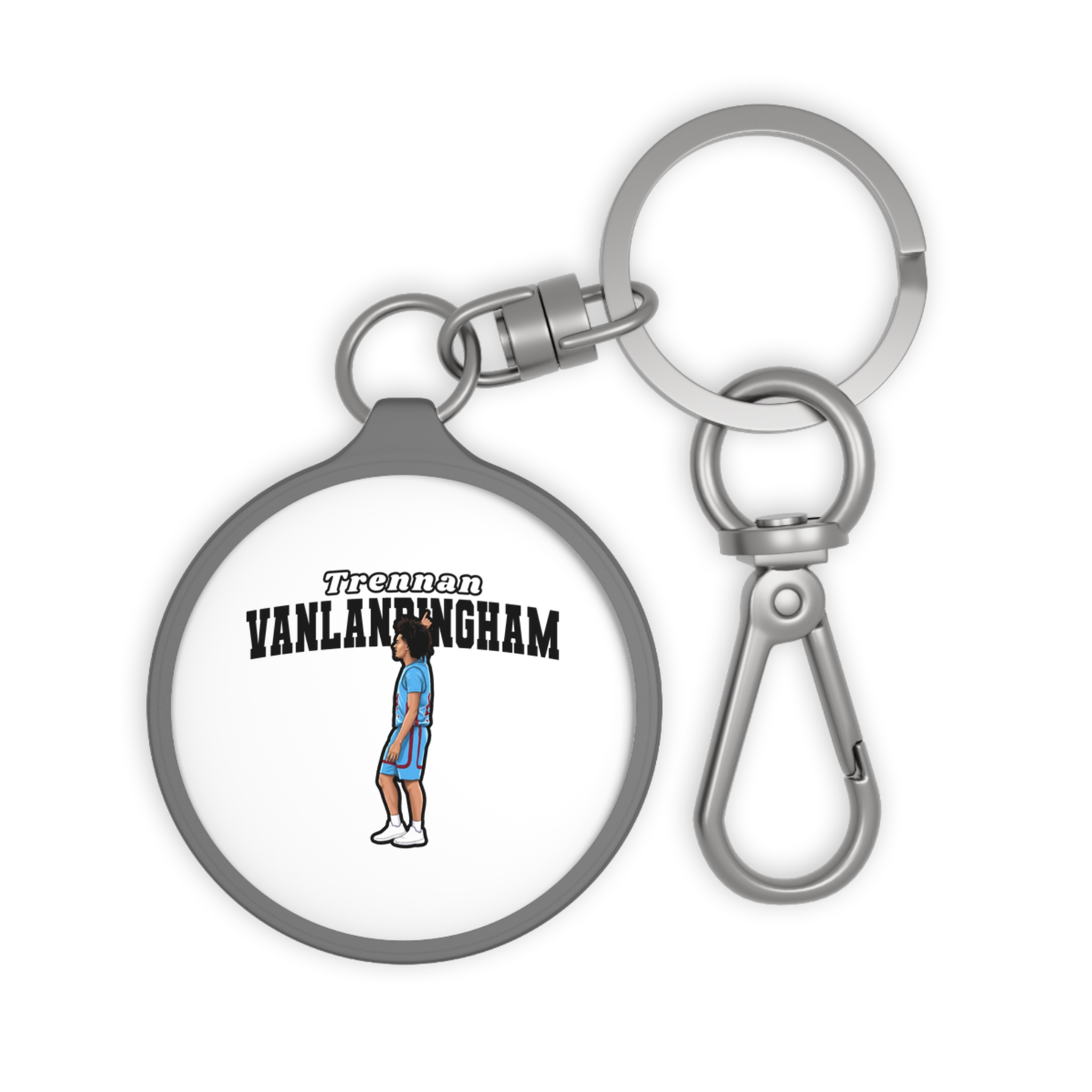 Keychain — character_name_arch in Grey