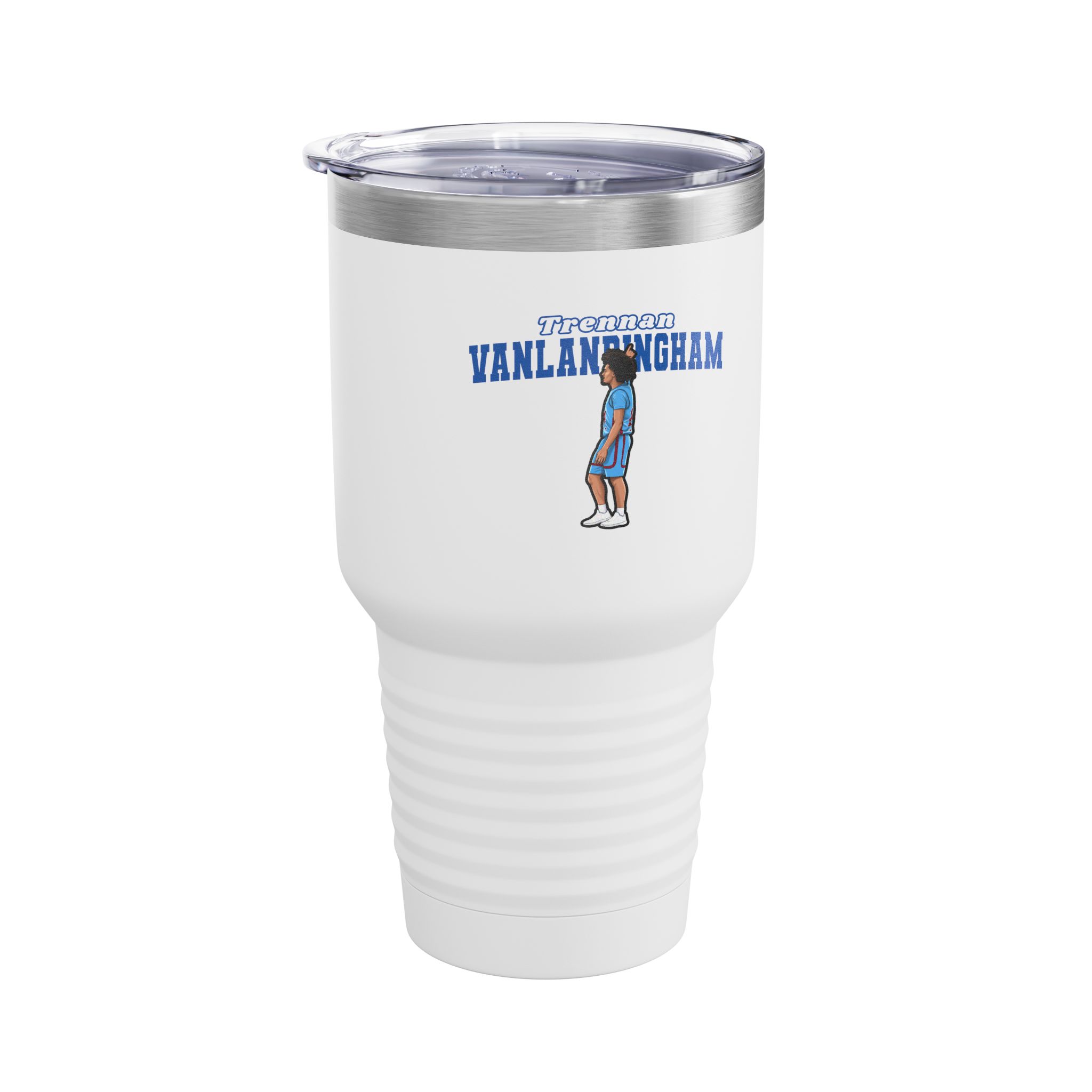 30oz Tumbler — character_name_arch in White