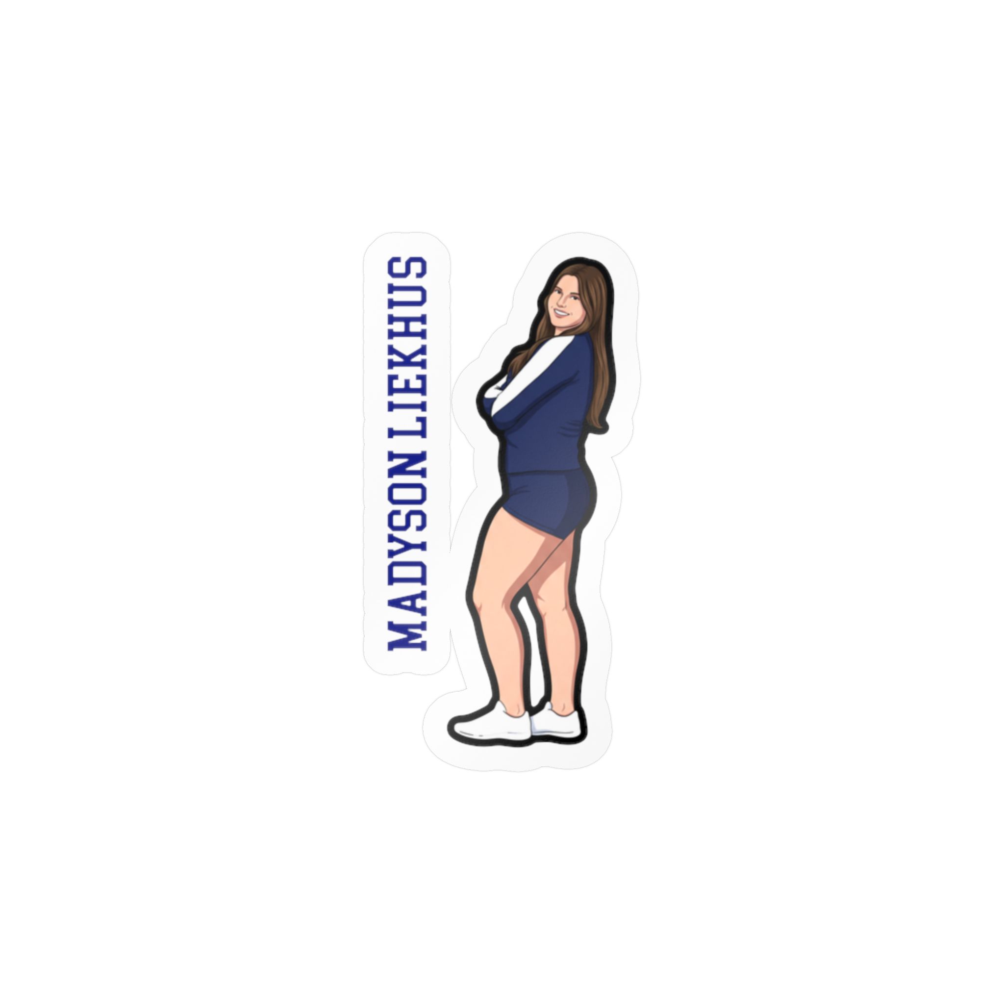 Vinyl Sticker — character_name_vertical in Classic