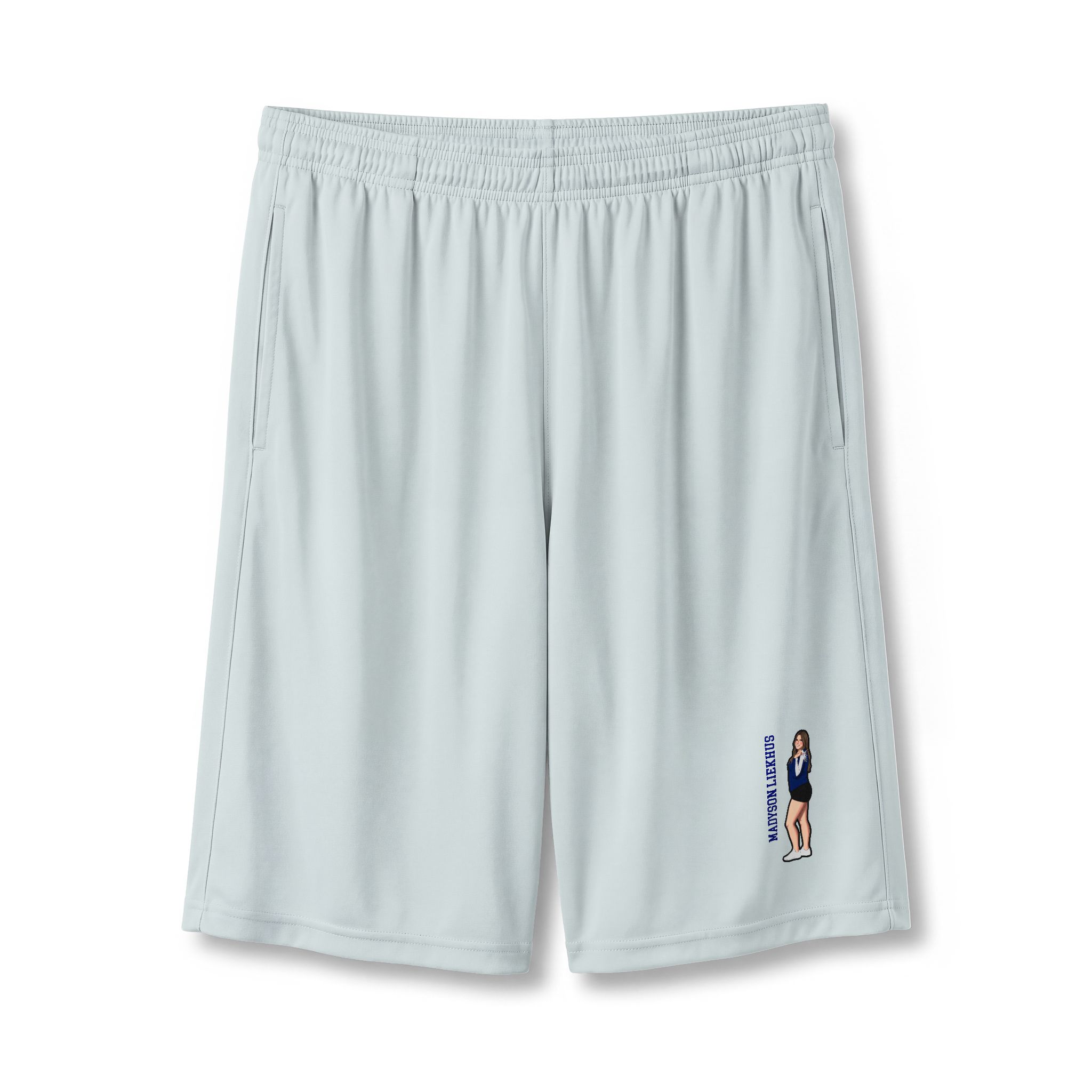 Shorts — character_name_vertical in Silver