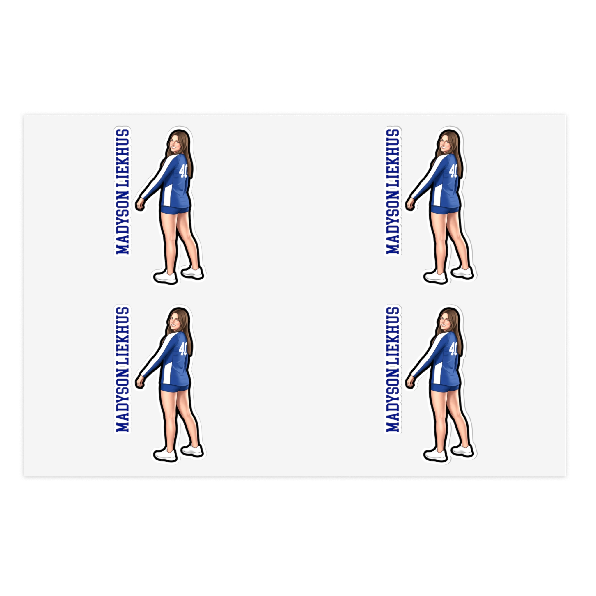 Sticker Sheet — character_name_vertical in Classic