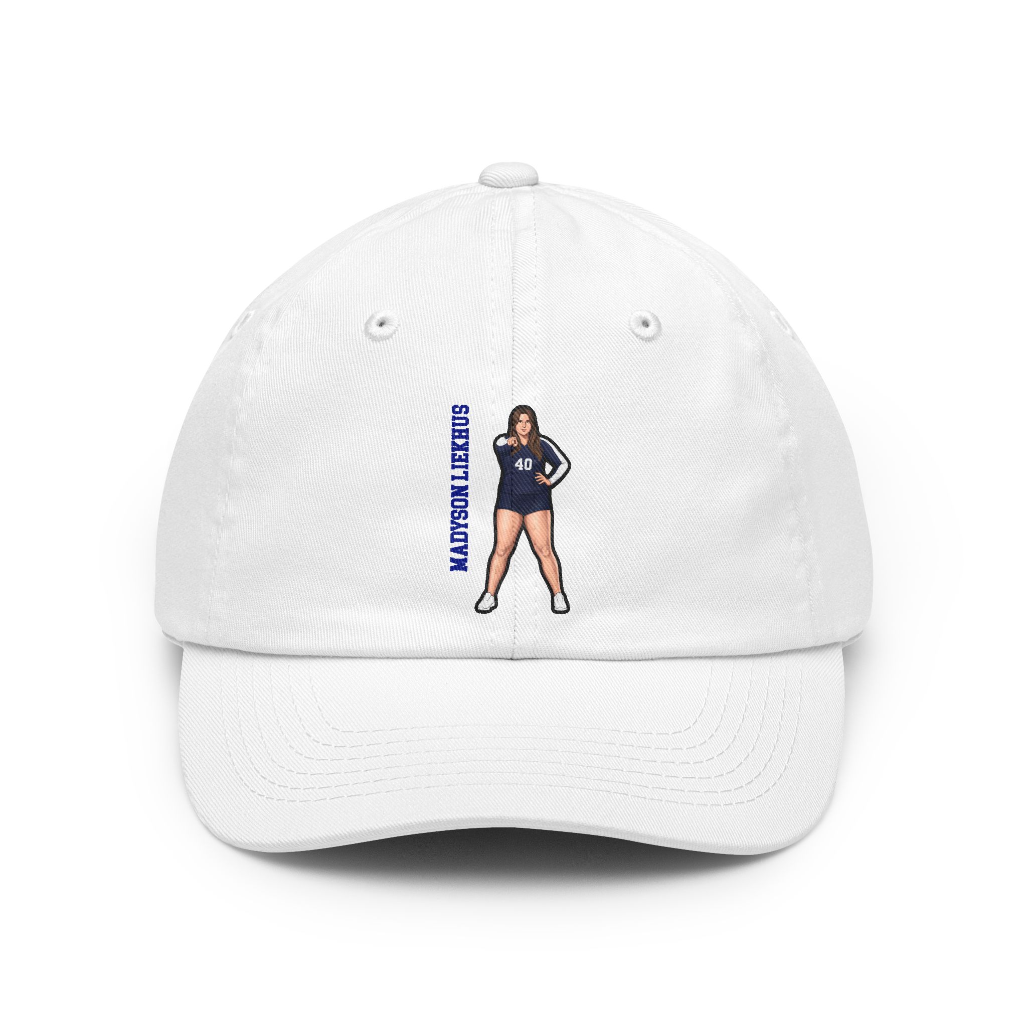 Classic Cap — character_name_vertical in White
