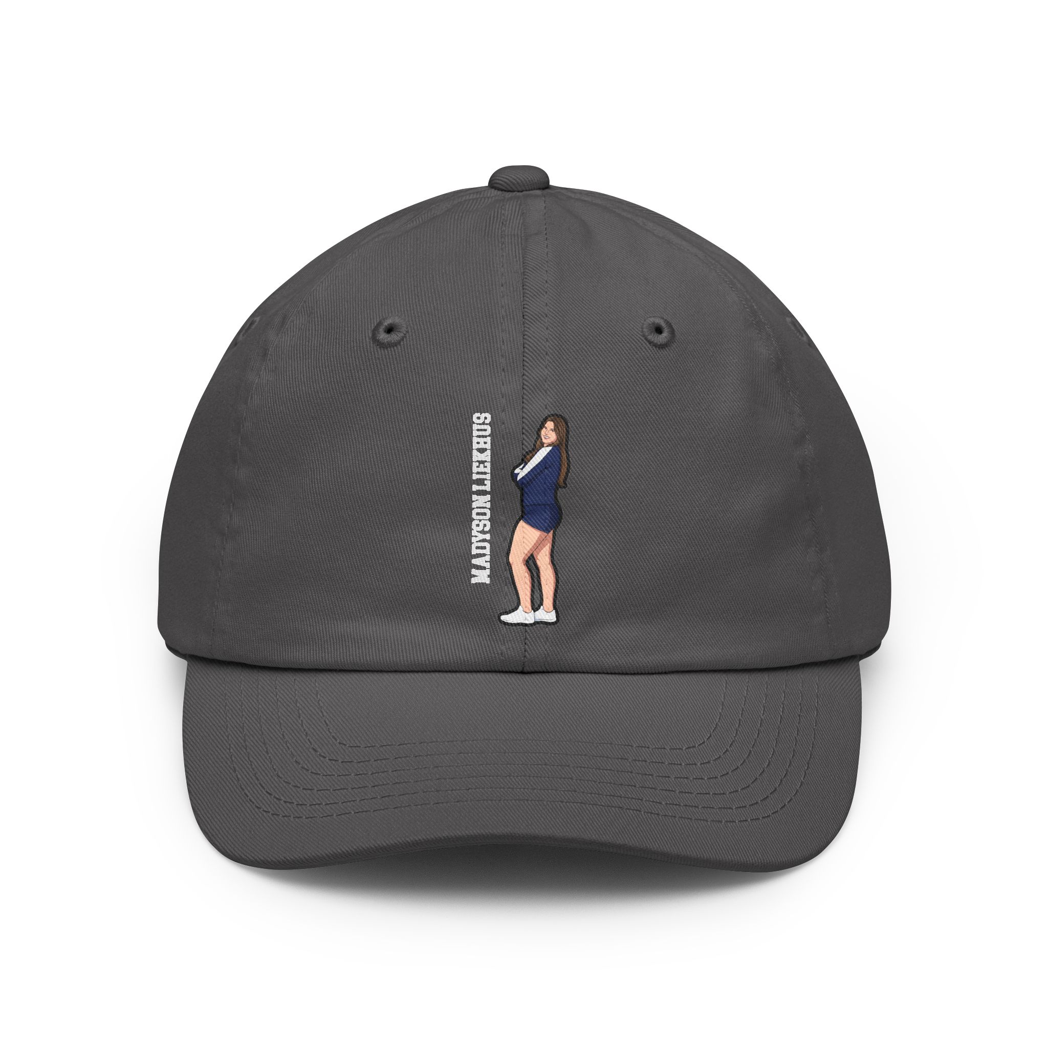 Classic Cap — character_name_vertical in Grey