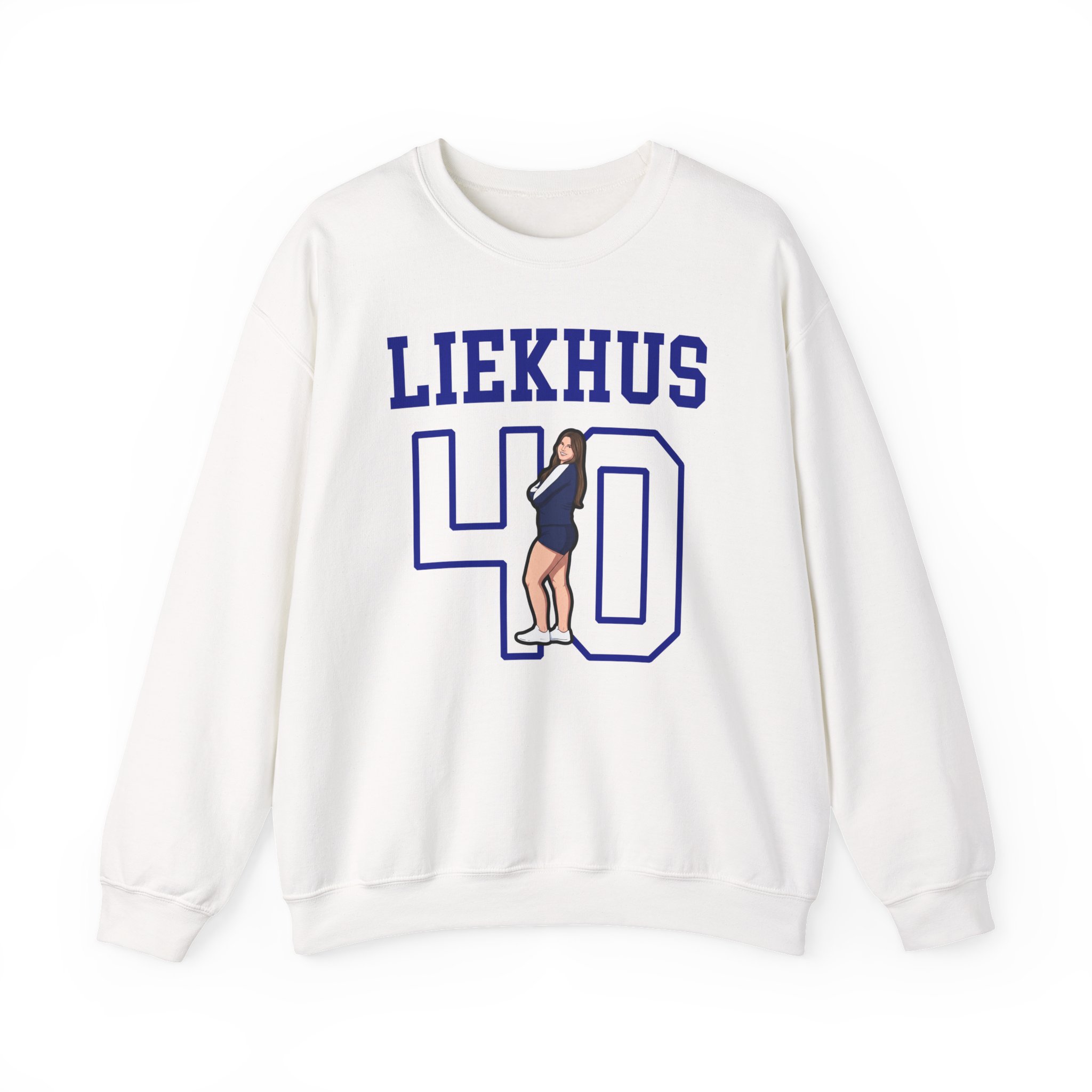 Crewneck Sweatshirt — character_shirsey in White