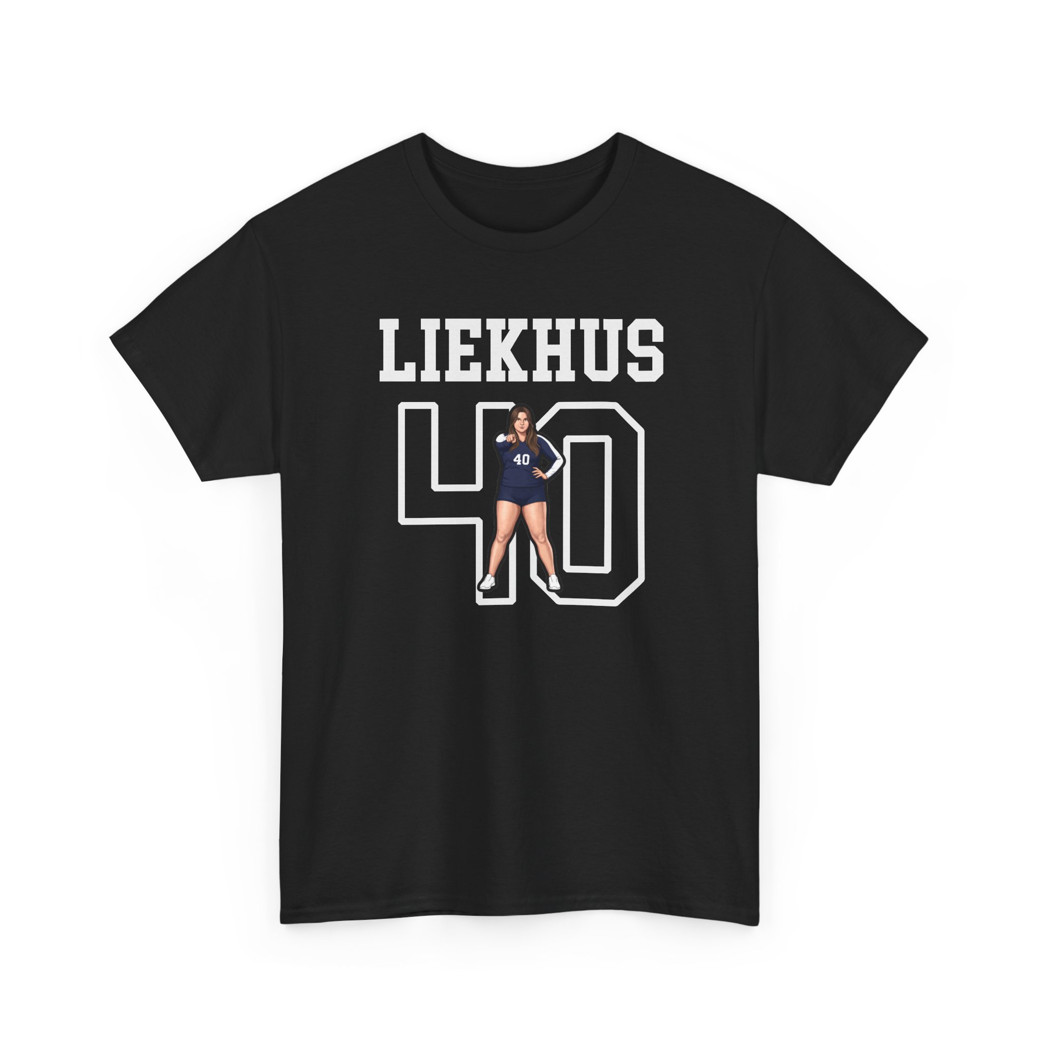 Tee — character_shirsey in Black