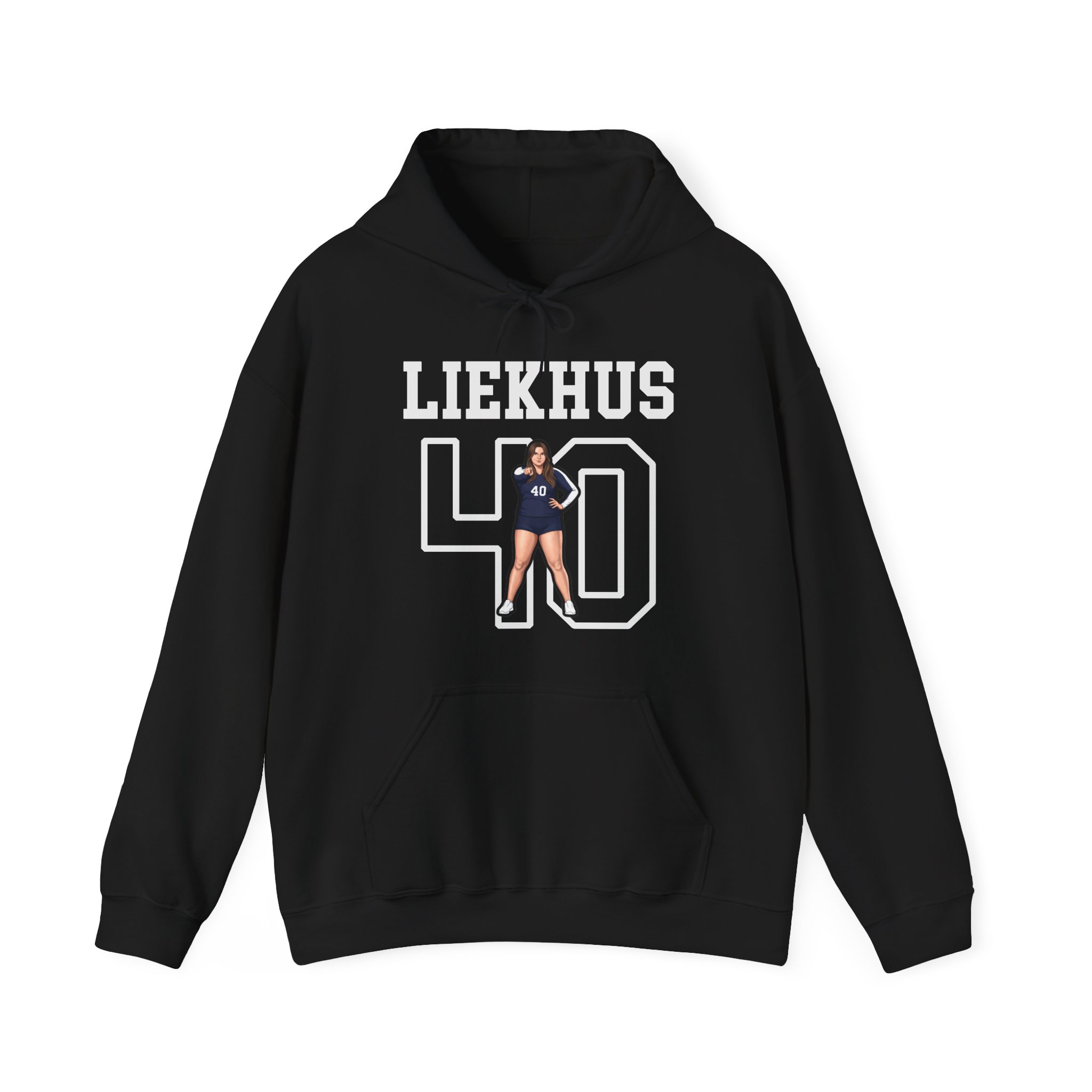 Hoodie — character_shirsey in Black