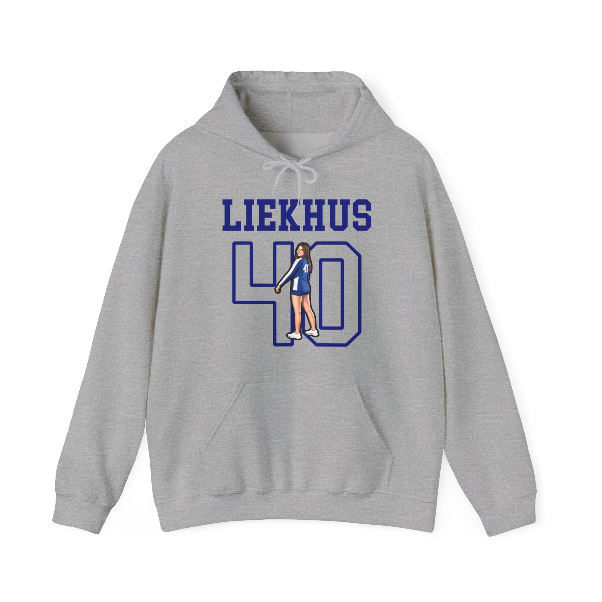 Hoodie — character_shirsey in Grey