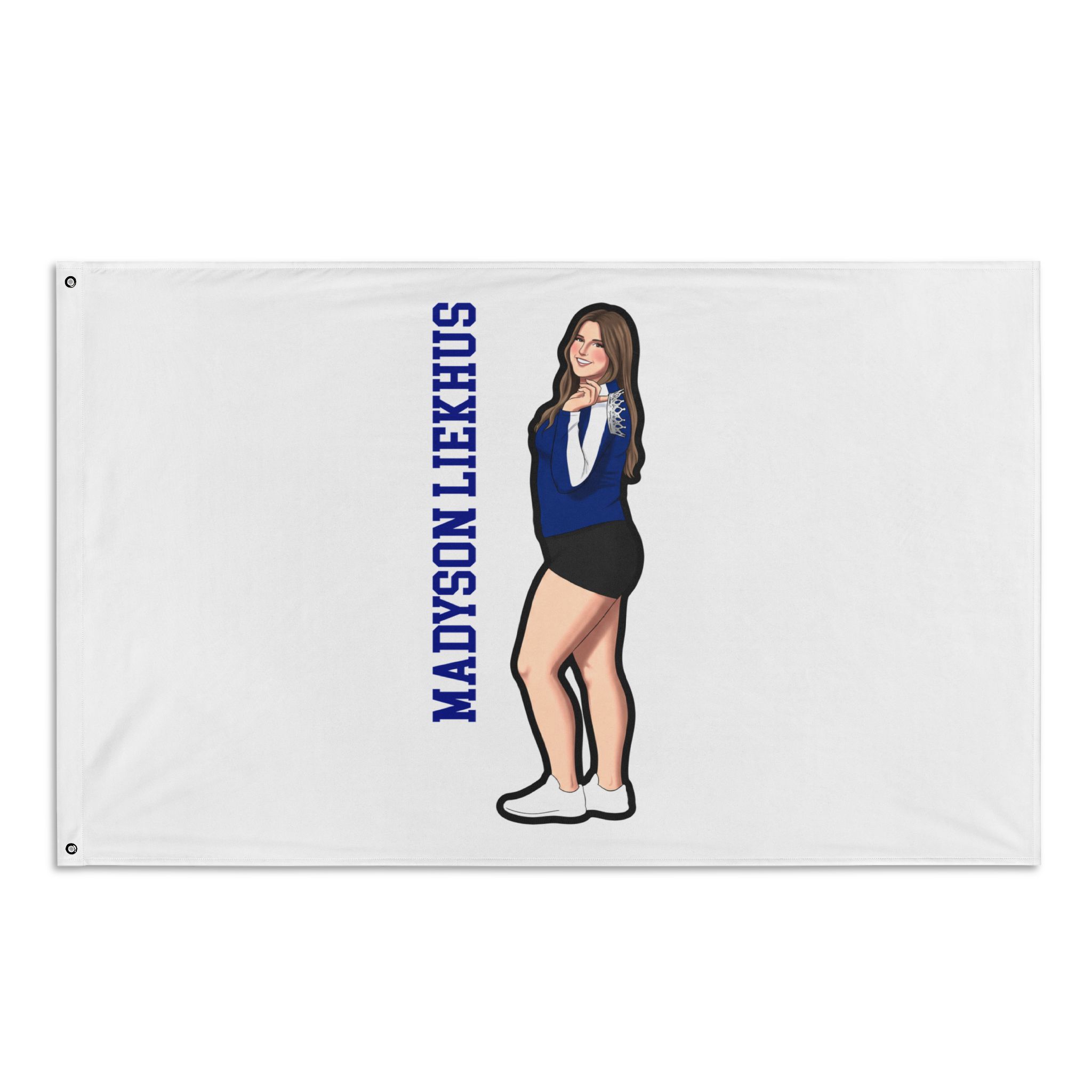 Flag (35 × 56 in) — character_name_vertical in Classic