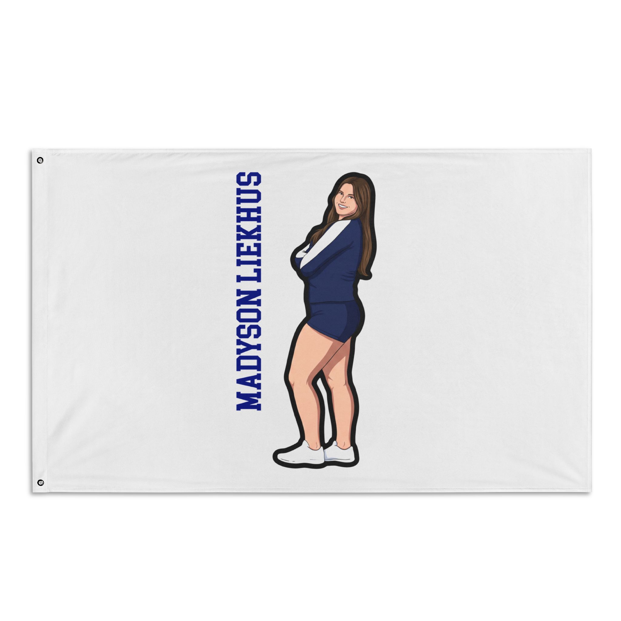 Flag (35 × 56 in) — character_name_vertical in Classic
