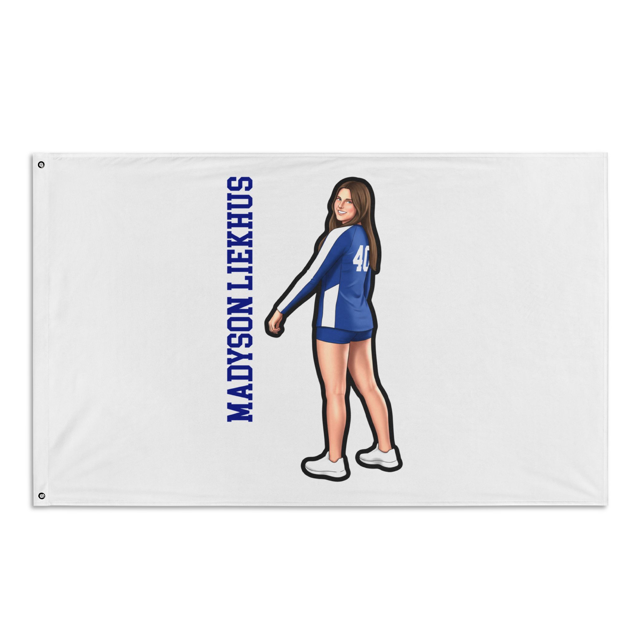 Flag (35 × 56 in) — character_name_vertical in Classic