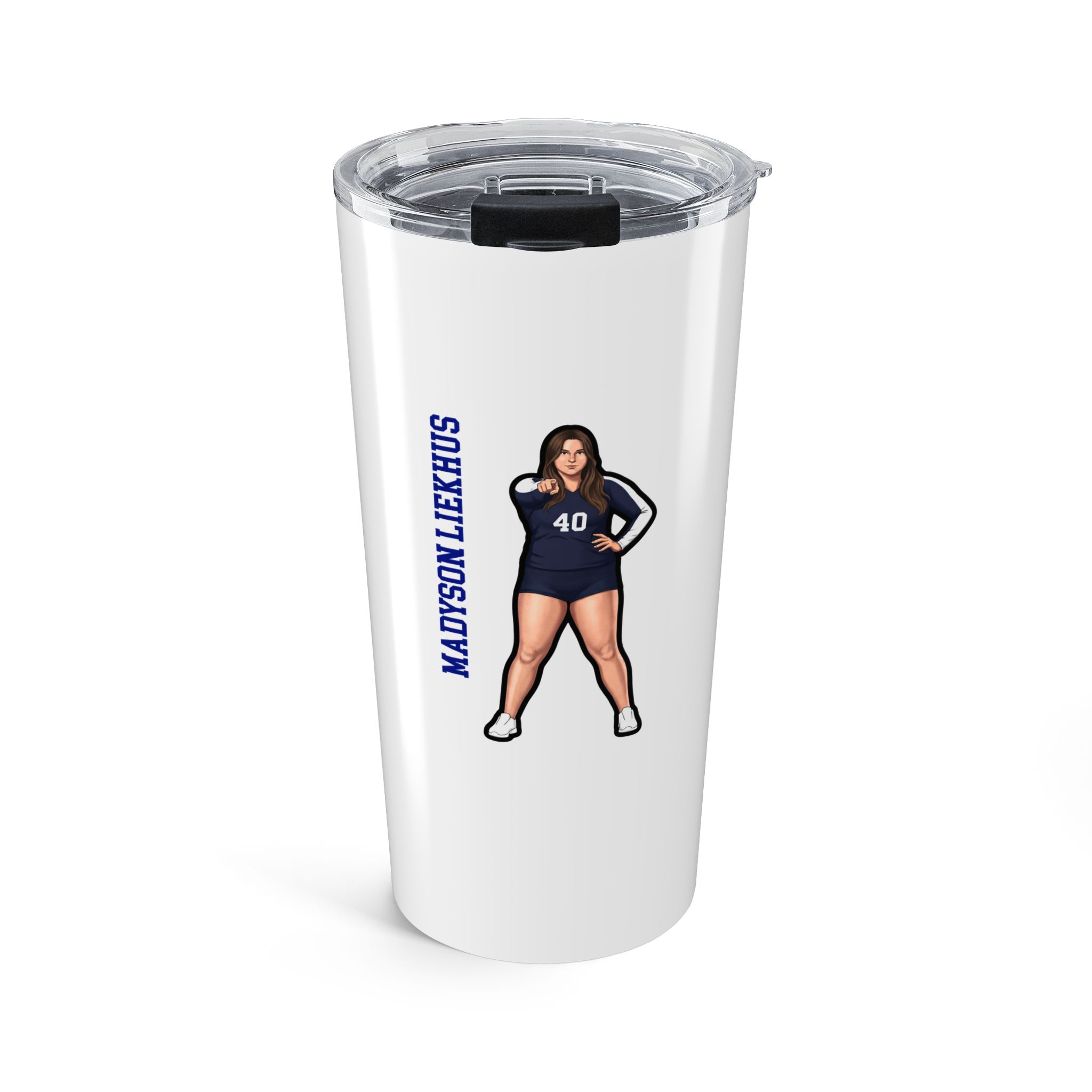 20oz Tumbler — character_name_vertical in Classic
