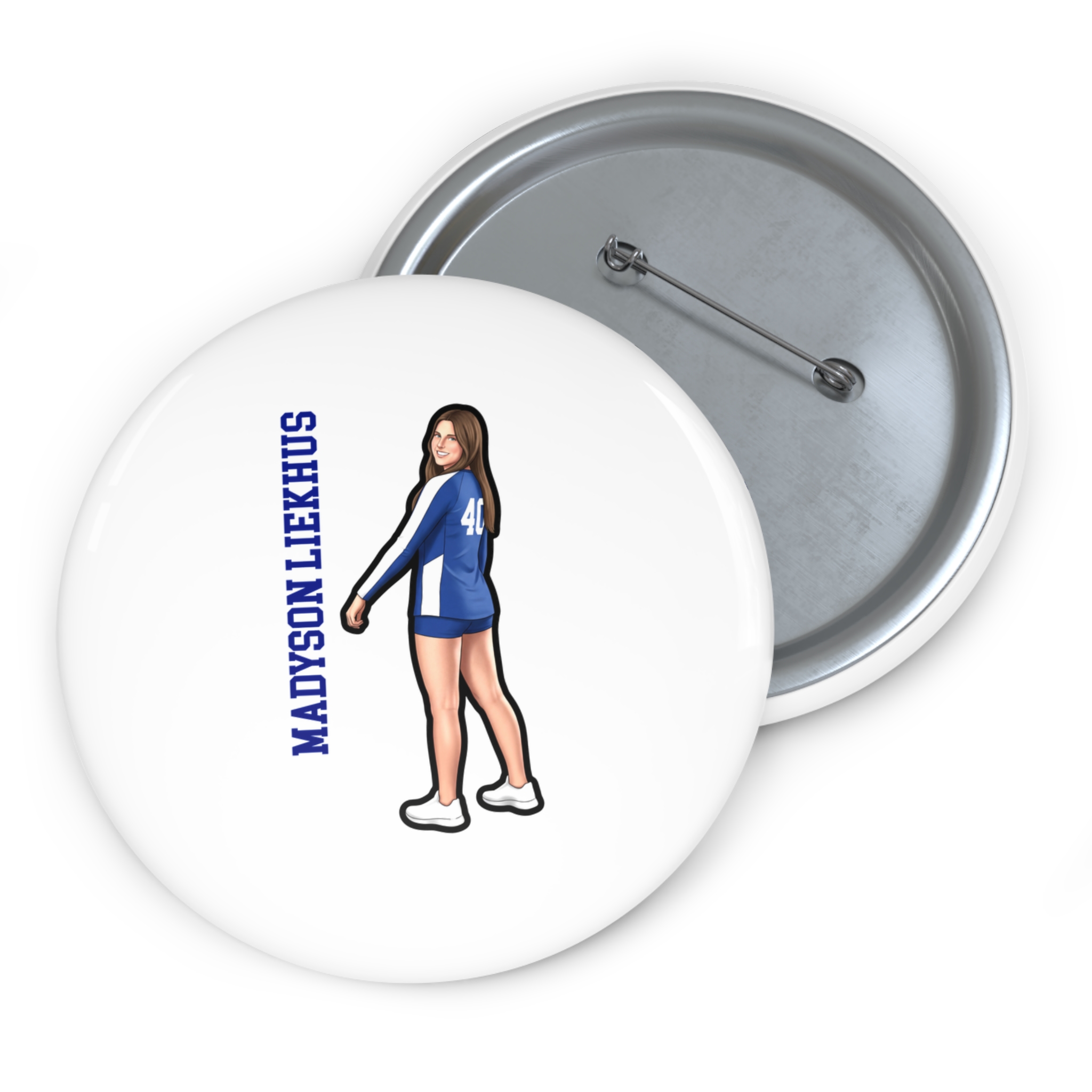 Game Day Pin — character_name_vertical in Classic