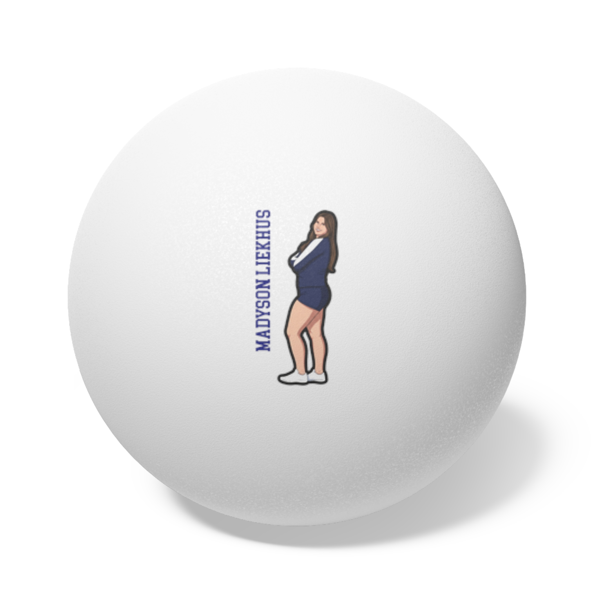Ping Pong Balls, 6 pcs — character_name_vertical in White