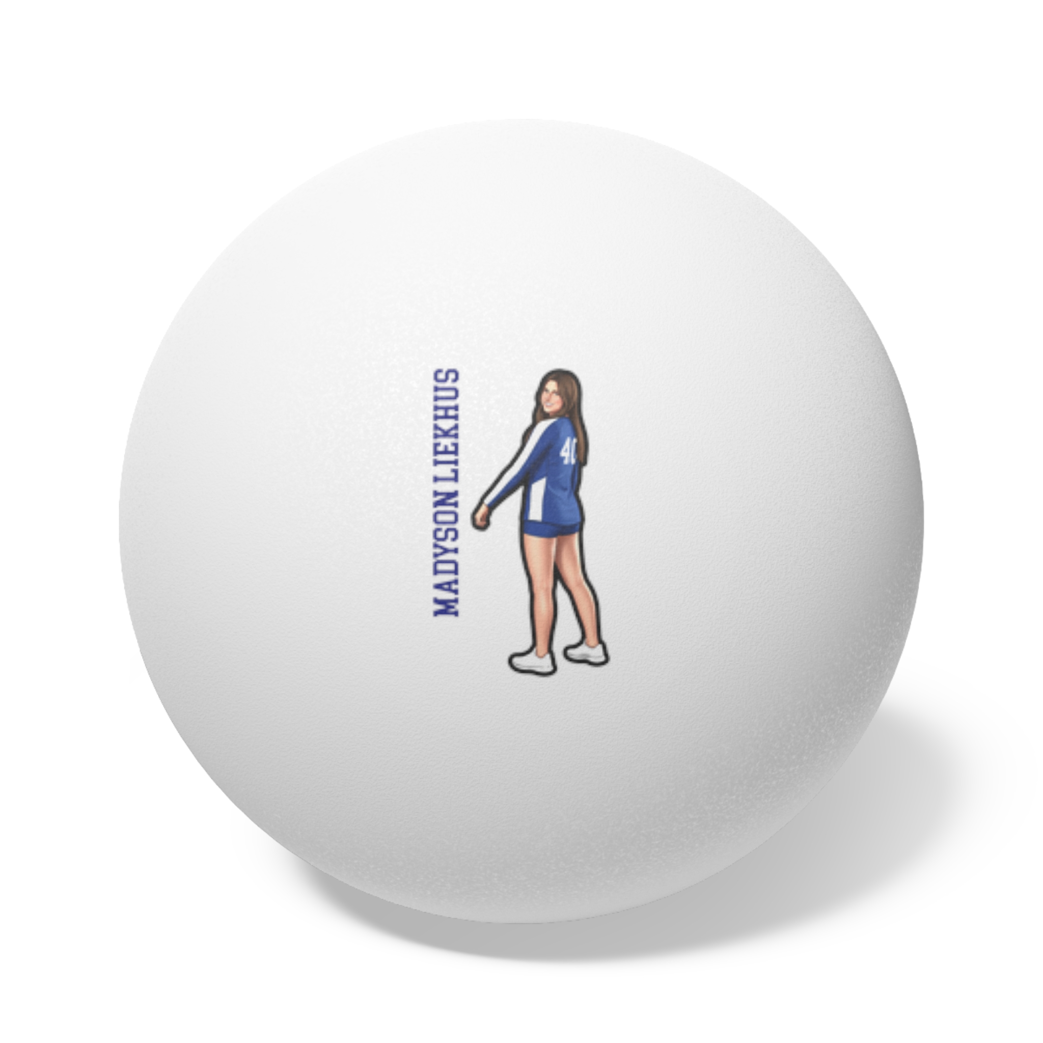 Ping Pong Balls, 6 pcs — character_name_vertical in White