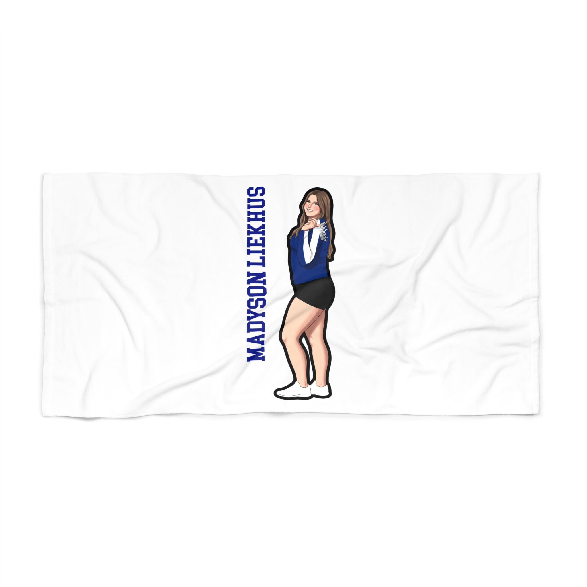 Beach Towel — character_name_vertical in Classic