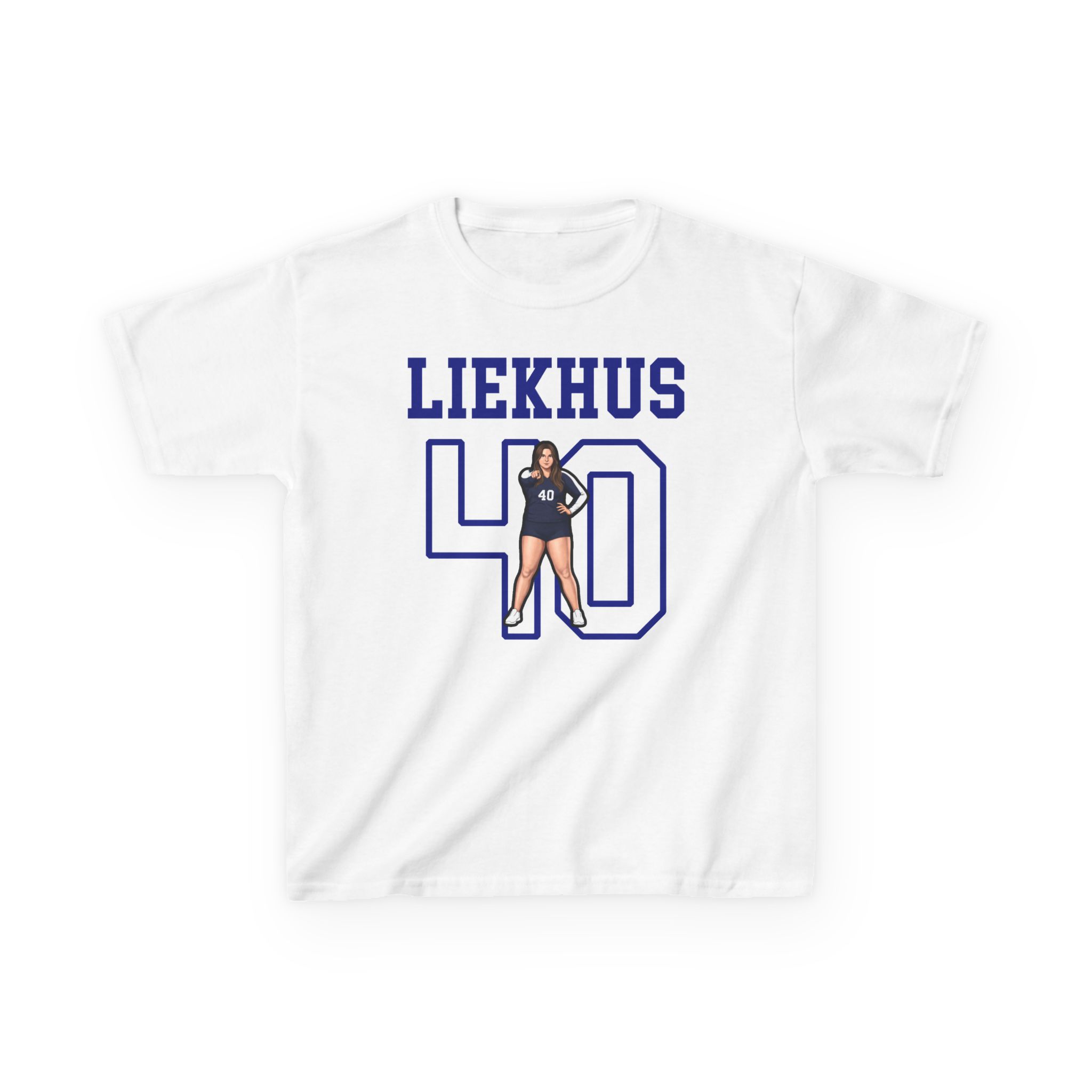 Youth Tee — character_shirsey in White