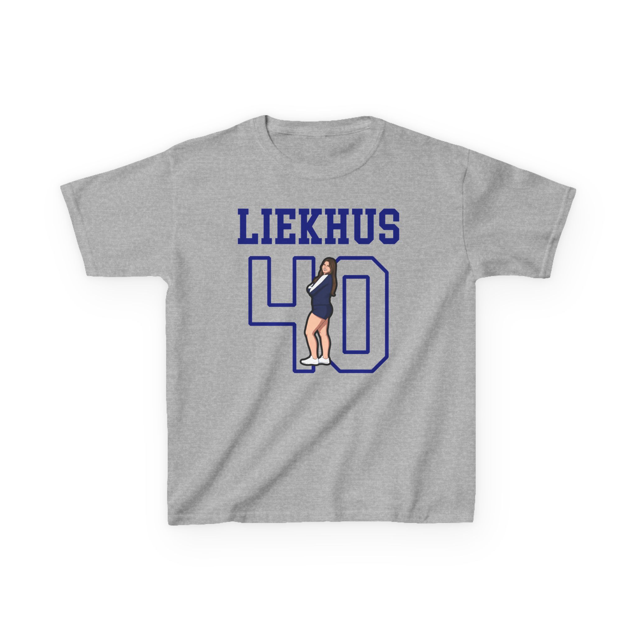 Youth Tee — character_shirsey in Grey