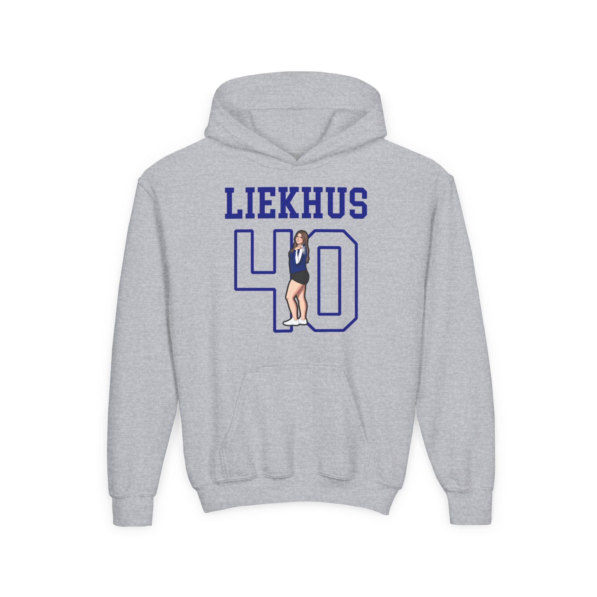 Youth Hoodie — character_shirsey in Grey