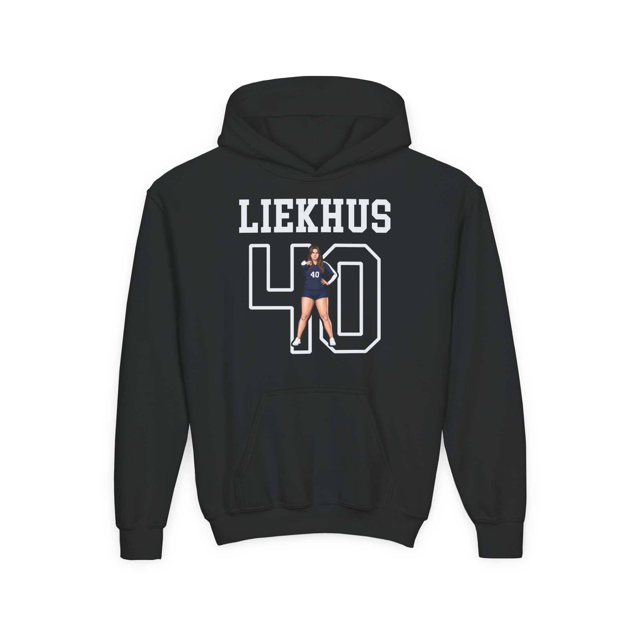 Youth Hoodie — character_shirsey in Black