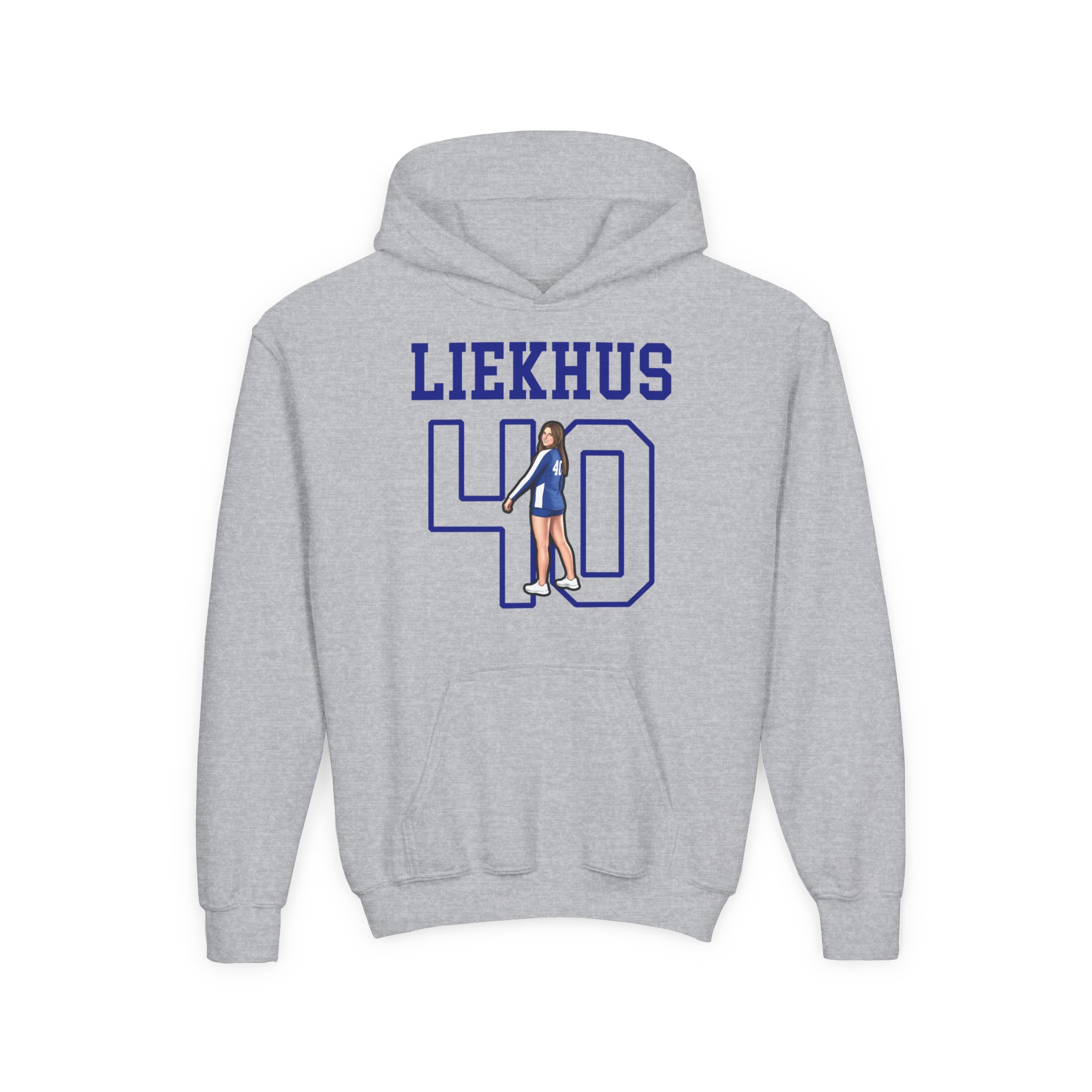 Youth Hoodie — character_shirsey in Grey