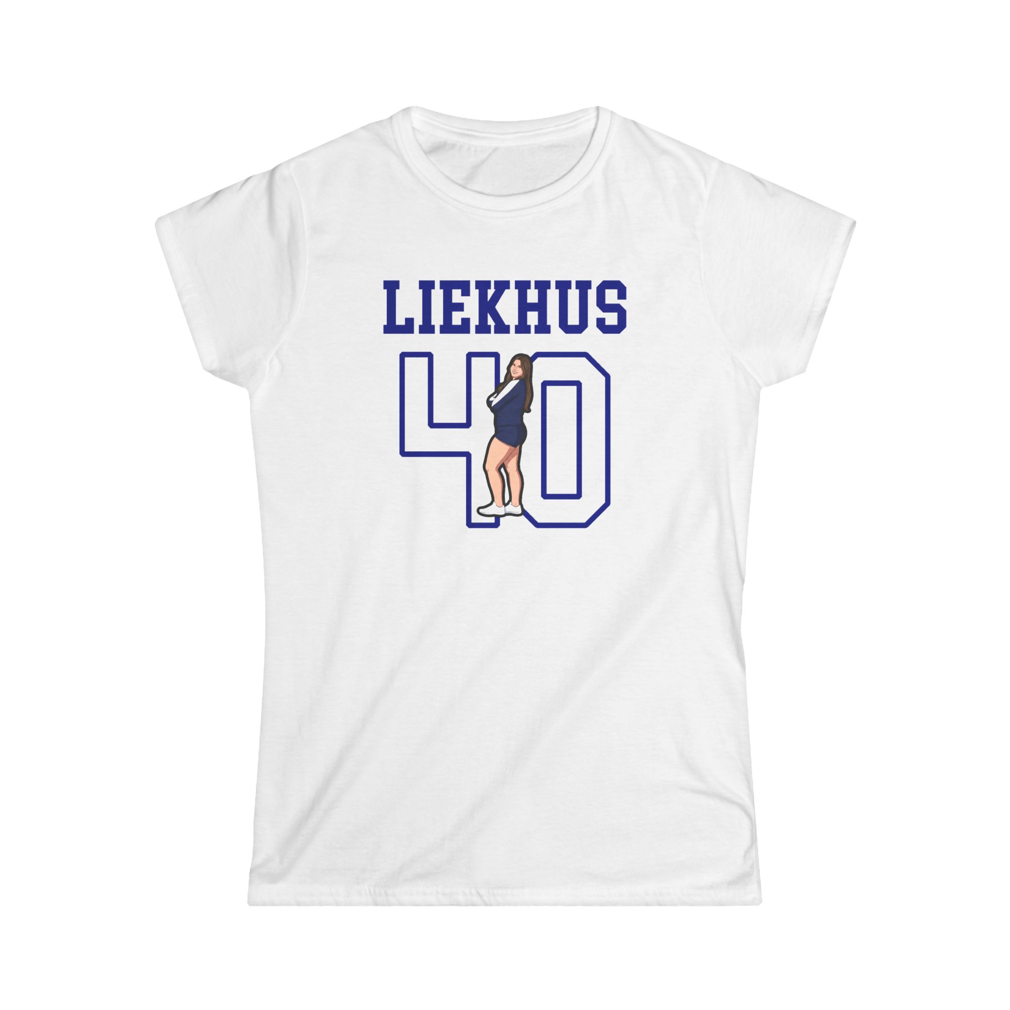 Women's Softstyle Tee — character_shirsey in White