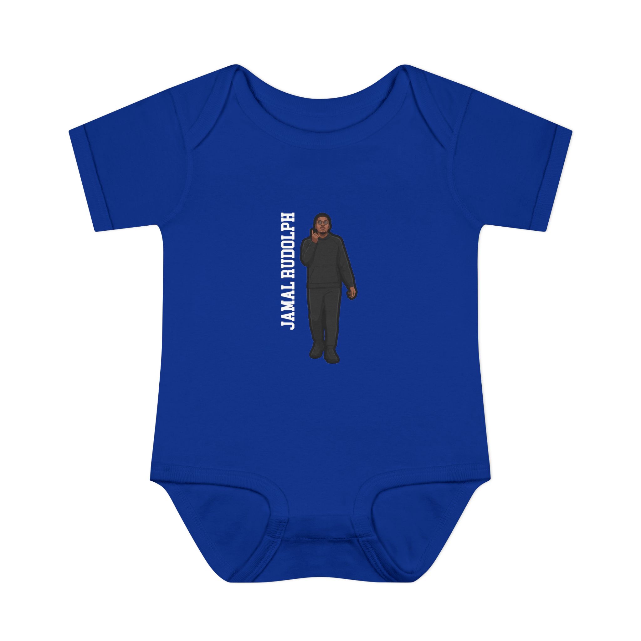 Baby Onesie — character_name_vertical in Royal