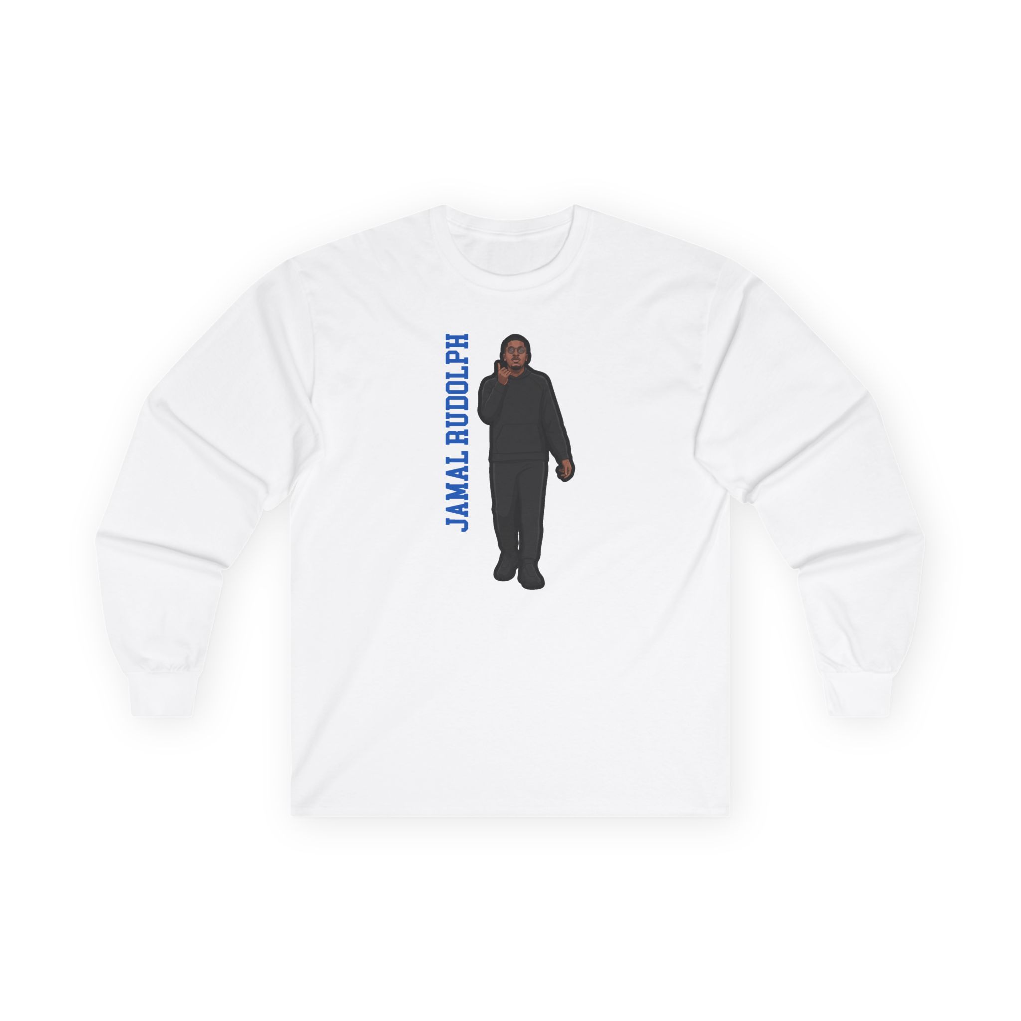 Long Sleeve Tee — character_name_vertical in White