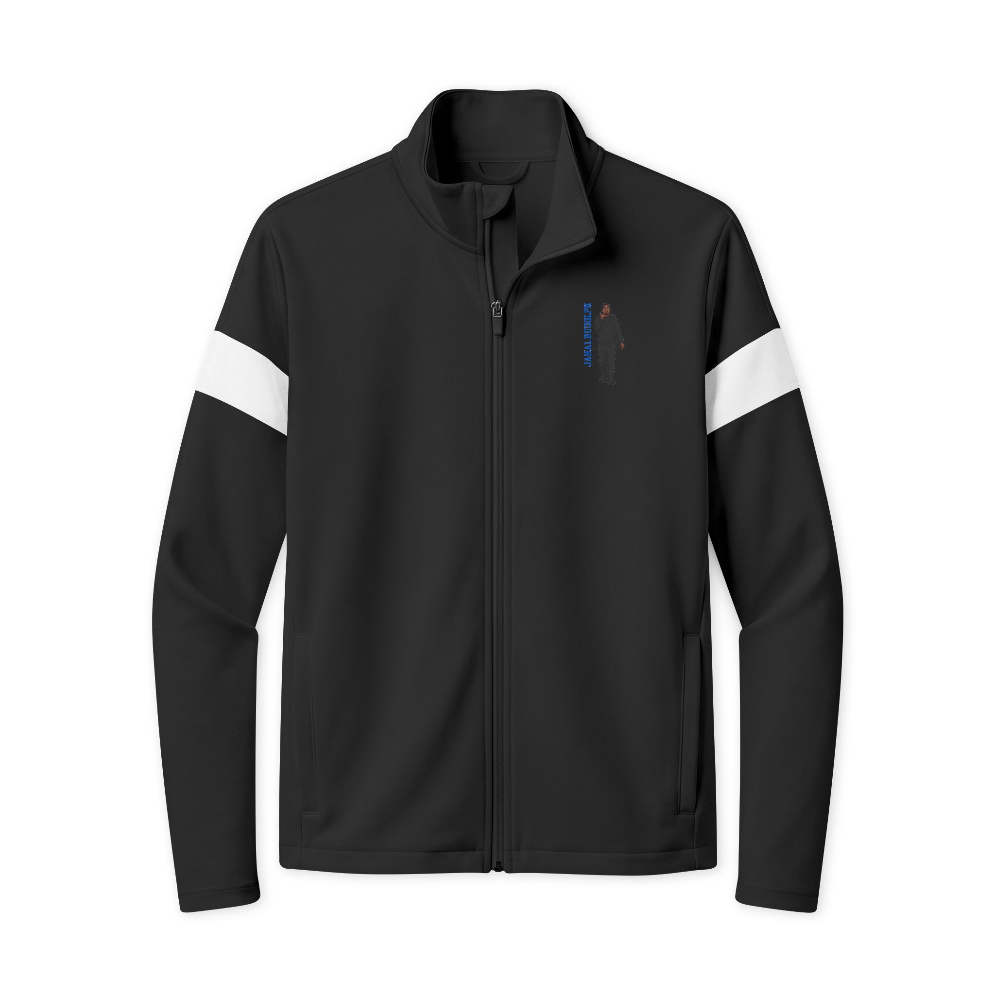 Travel Full-Zip Jacket — character_name_vertical in Black/ White