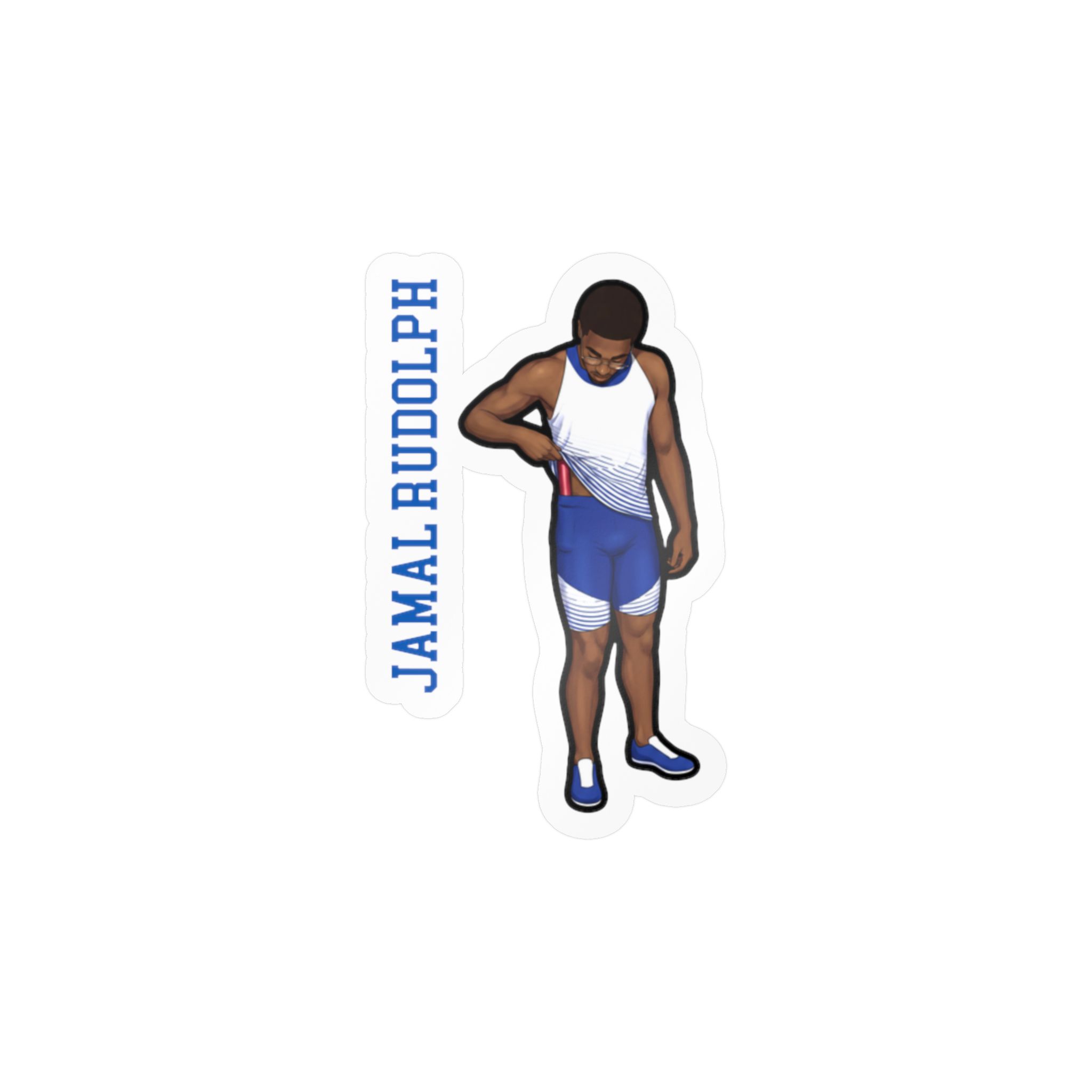 Vinyl Sticker — character_name_vertical in Classic
