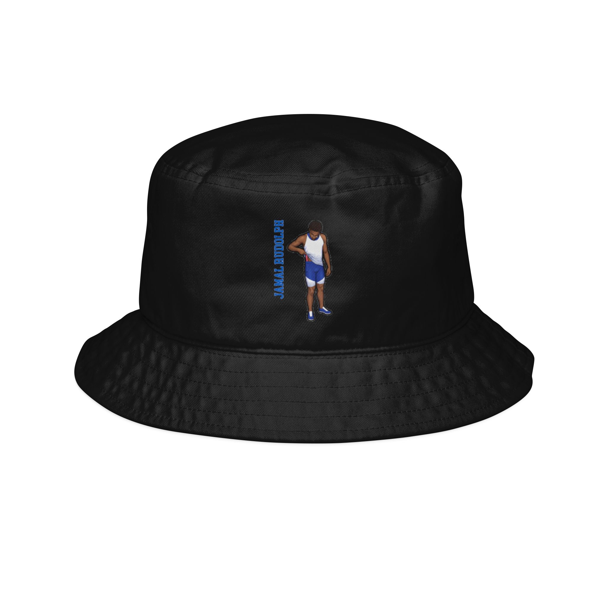 Bucket Hat — character_name_vertical in Black