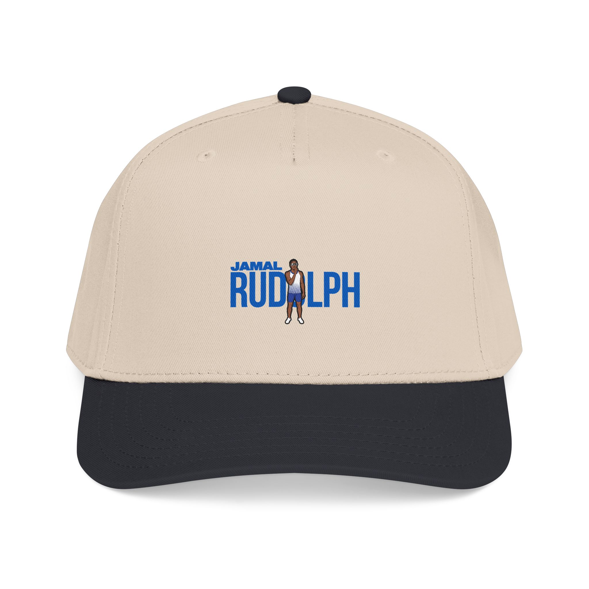 Baseball Cap — character_player_name in Black / Natural