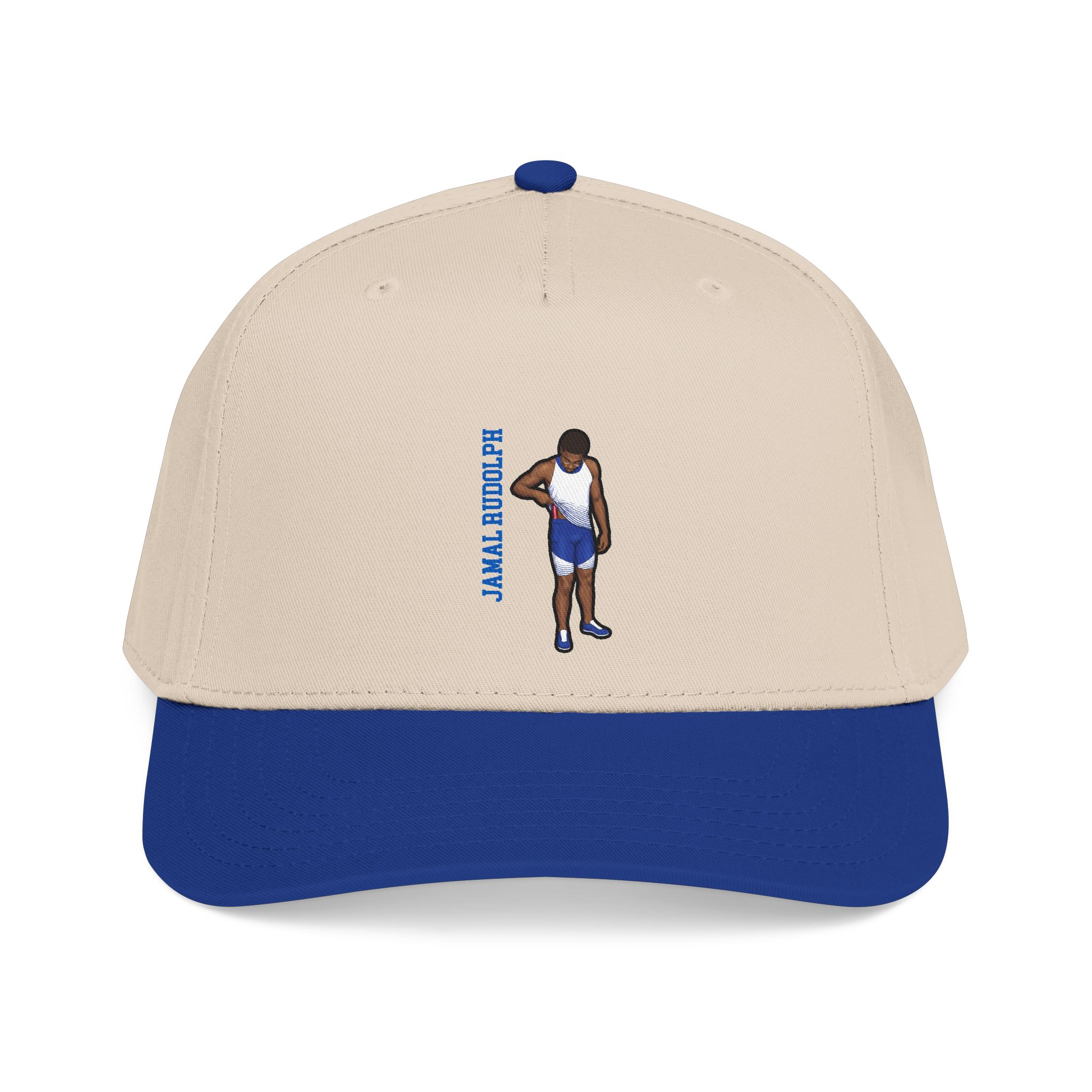 Baseball Cap — character_name_vertical in Royal / Natural