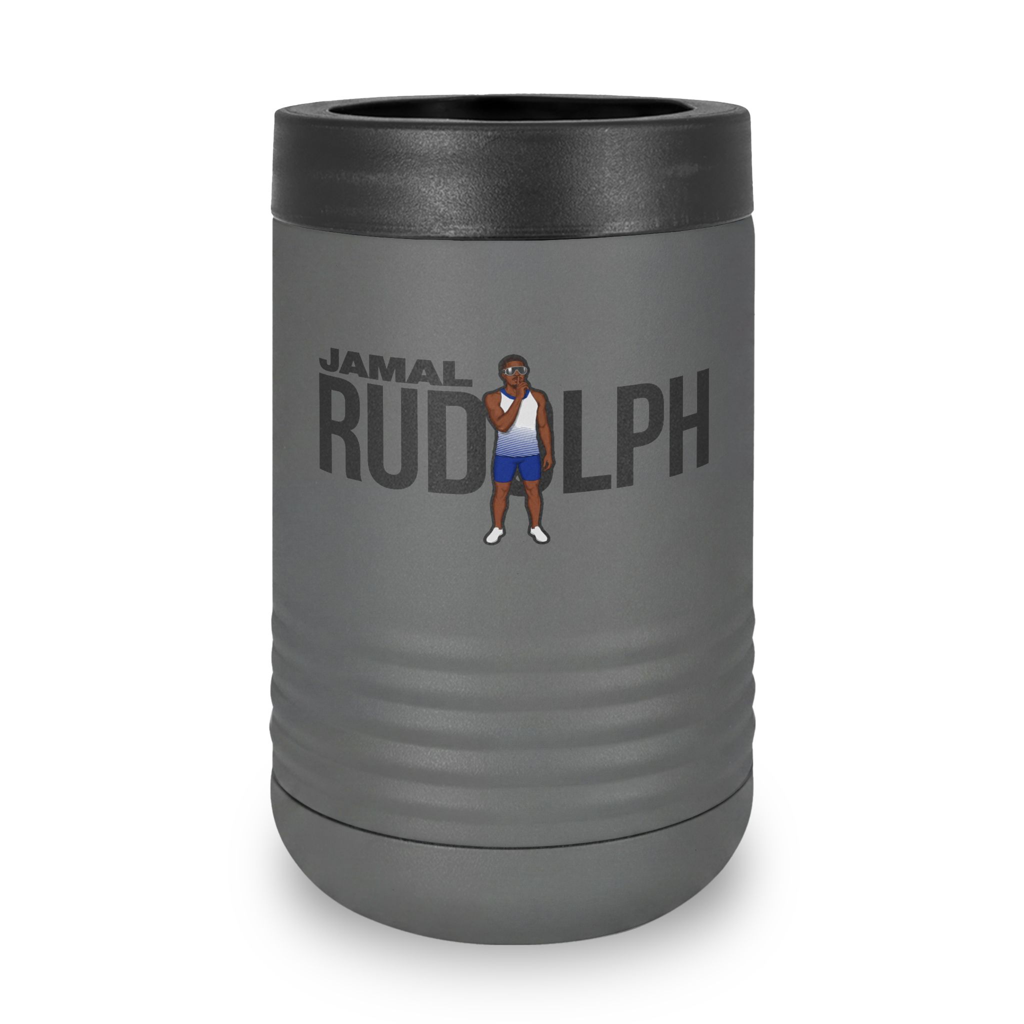 Stainless Can Cooler — character_player_name in Grey